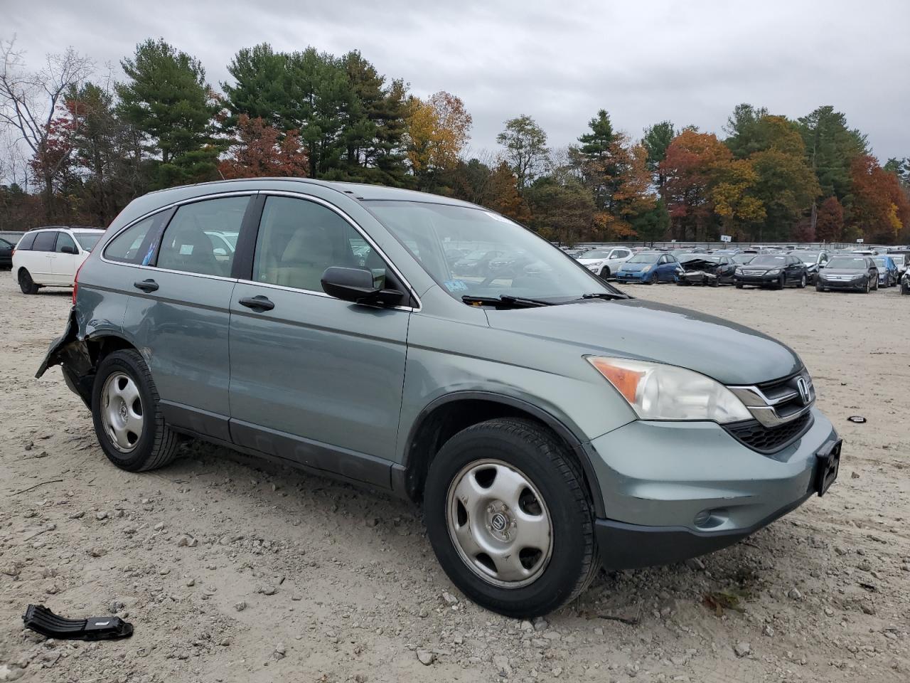 2011 Honda Cr-v Lx Teal vin: 5J6RE4H33BL026540