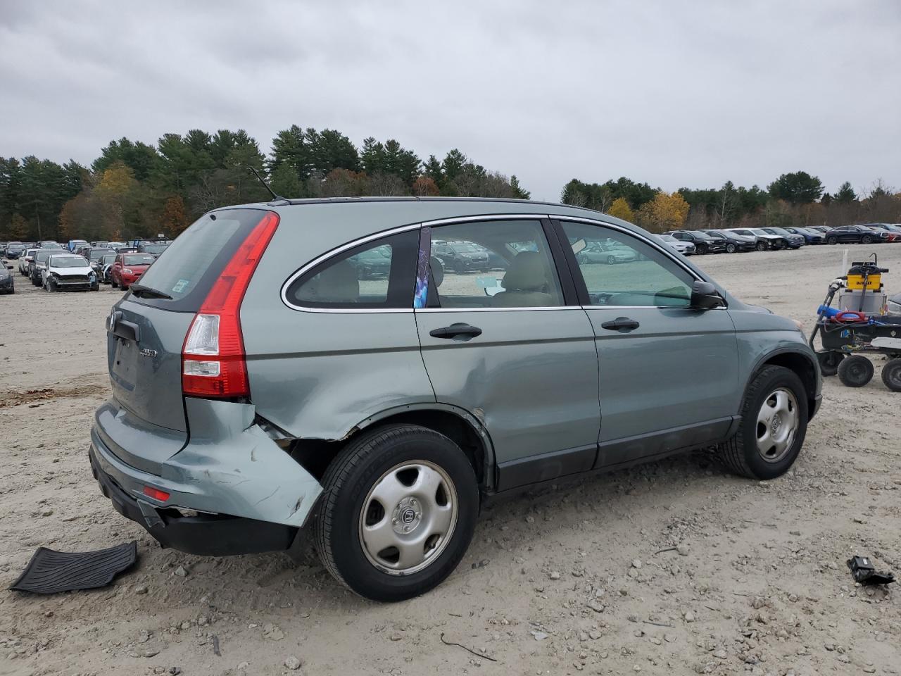 2011 Honda Cr-v Lx Teal vin: 5J6RE4H33BL026540