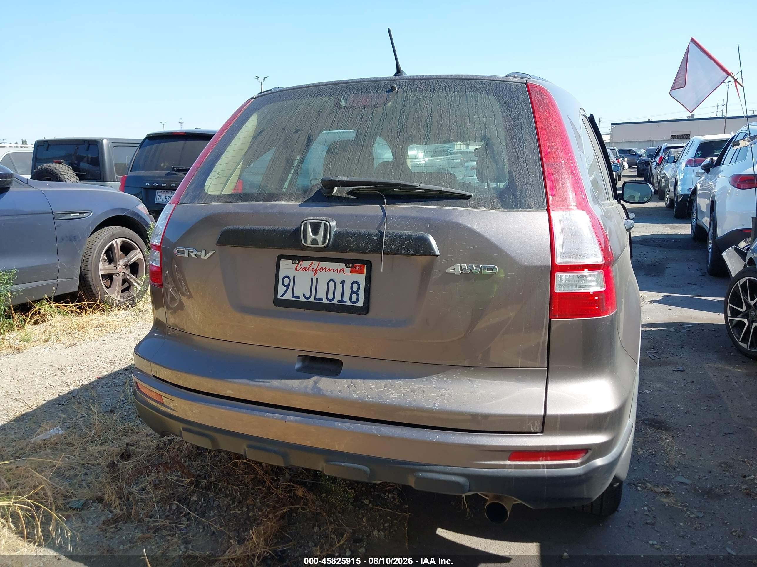 2011 Honda Cr-v Lx Серый vin: 5J6RE4H33BL064673