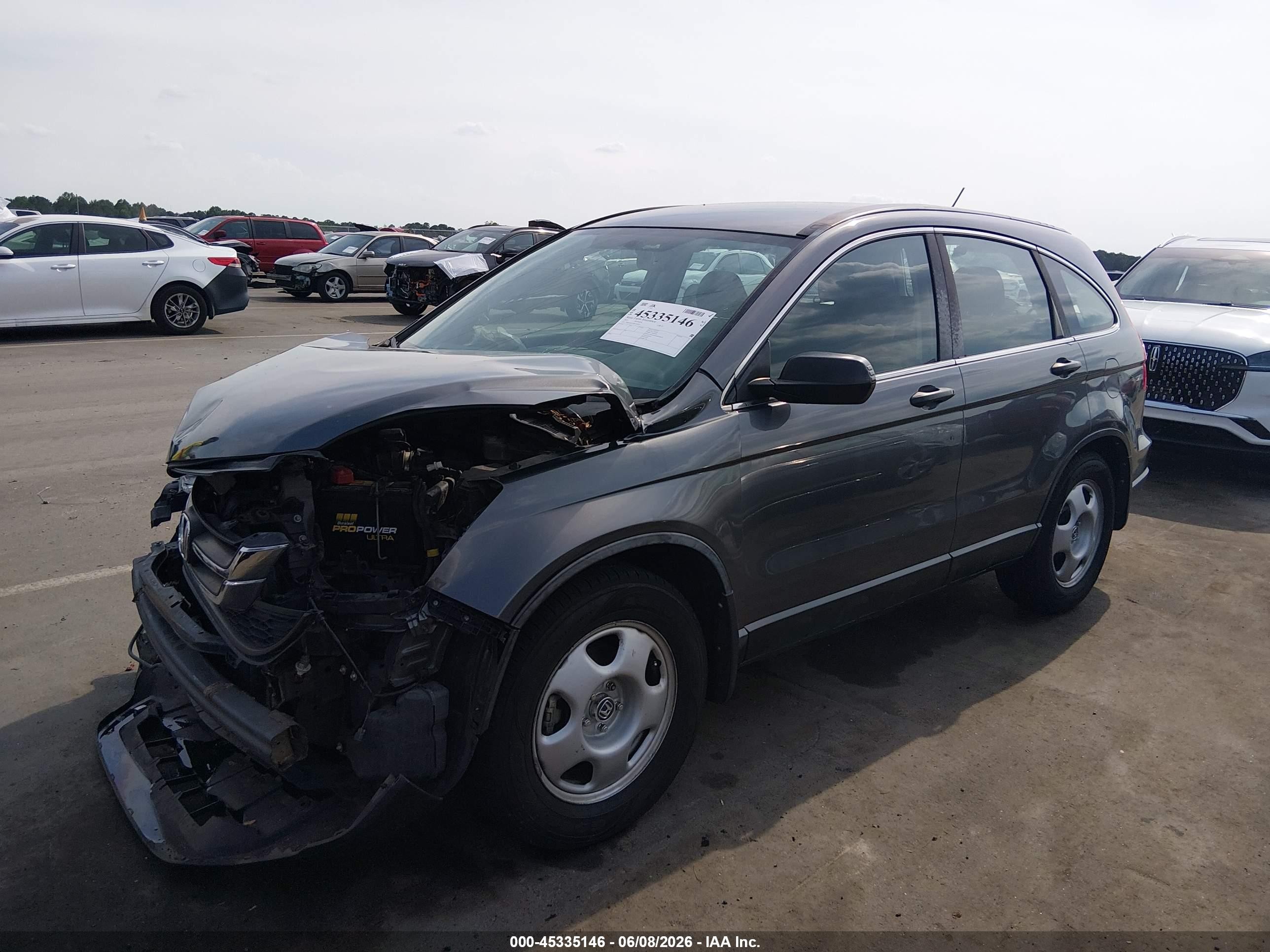 2011 Honda Cr-v Lx Серый vin: 5J6RE4H33BL070621