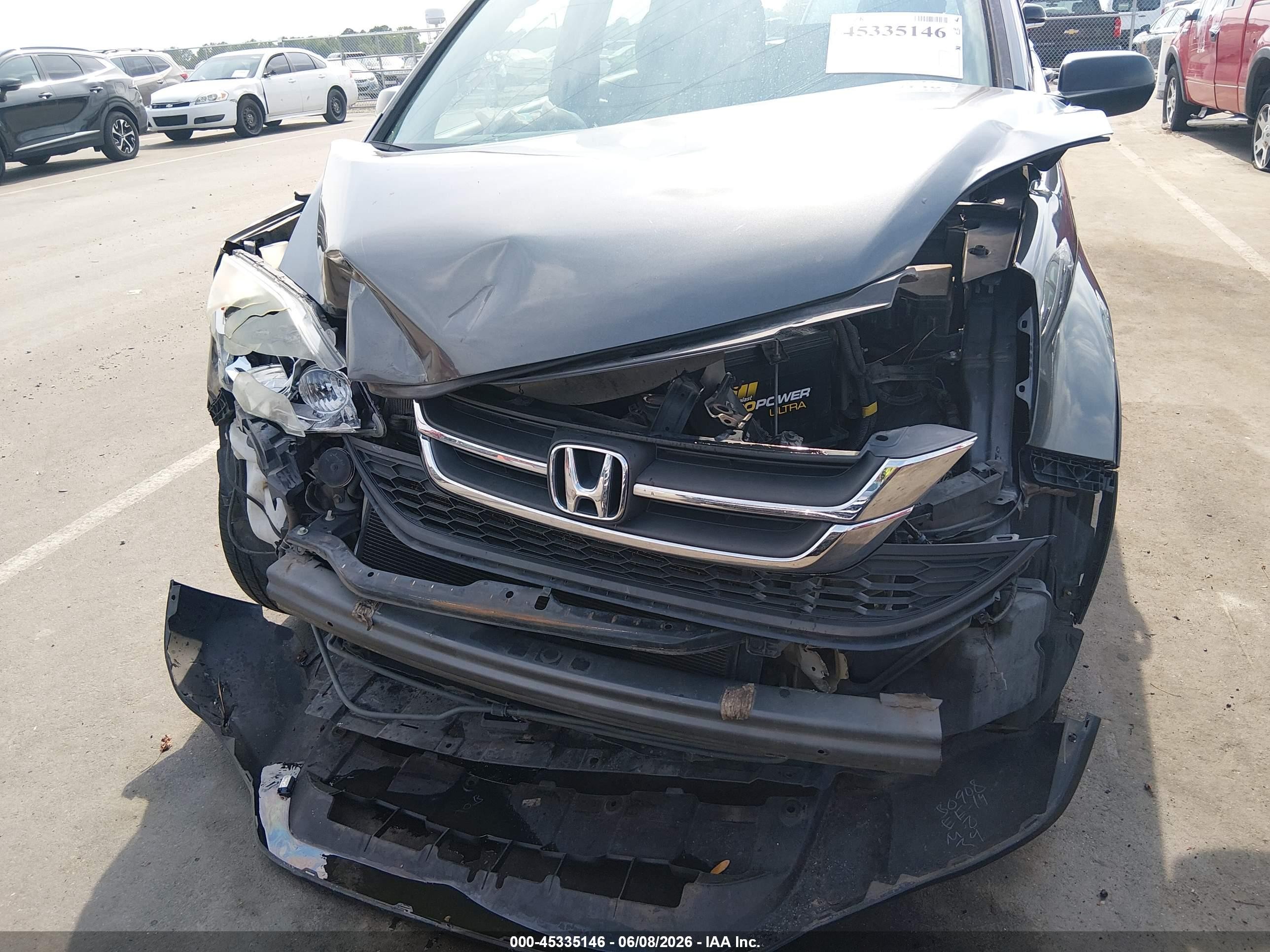2011 Honda Cr-v Lx Серый vin: 5J6RE4H33BL070621