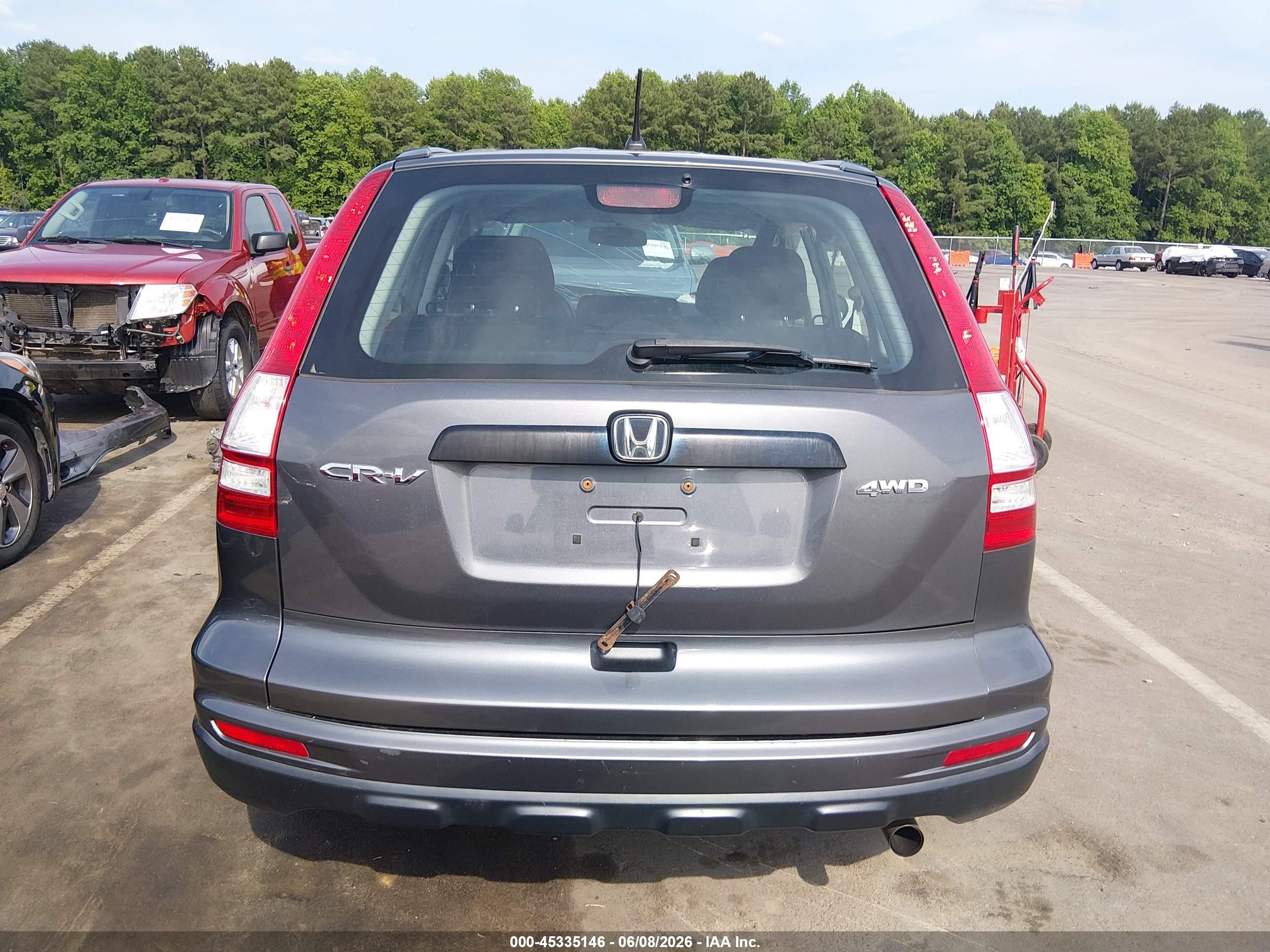 2011 Honda Cr-v Lx Серый vin: 5J6RE4H33BL070621