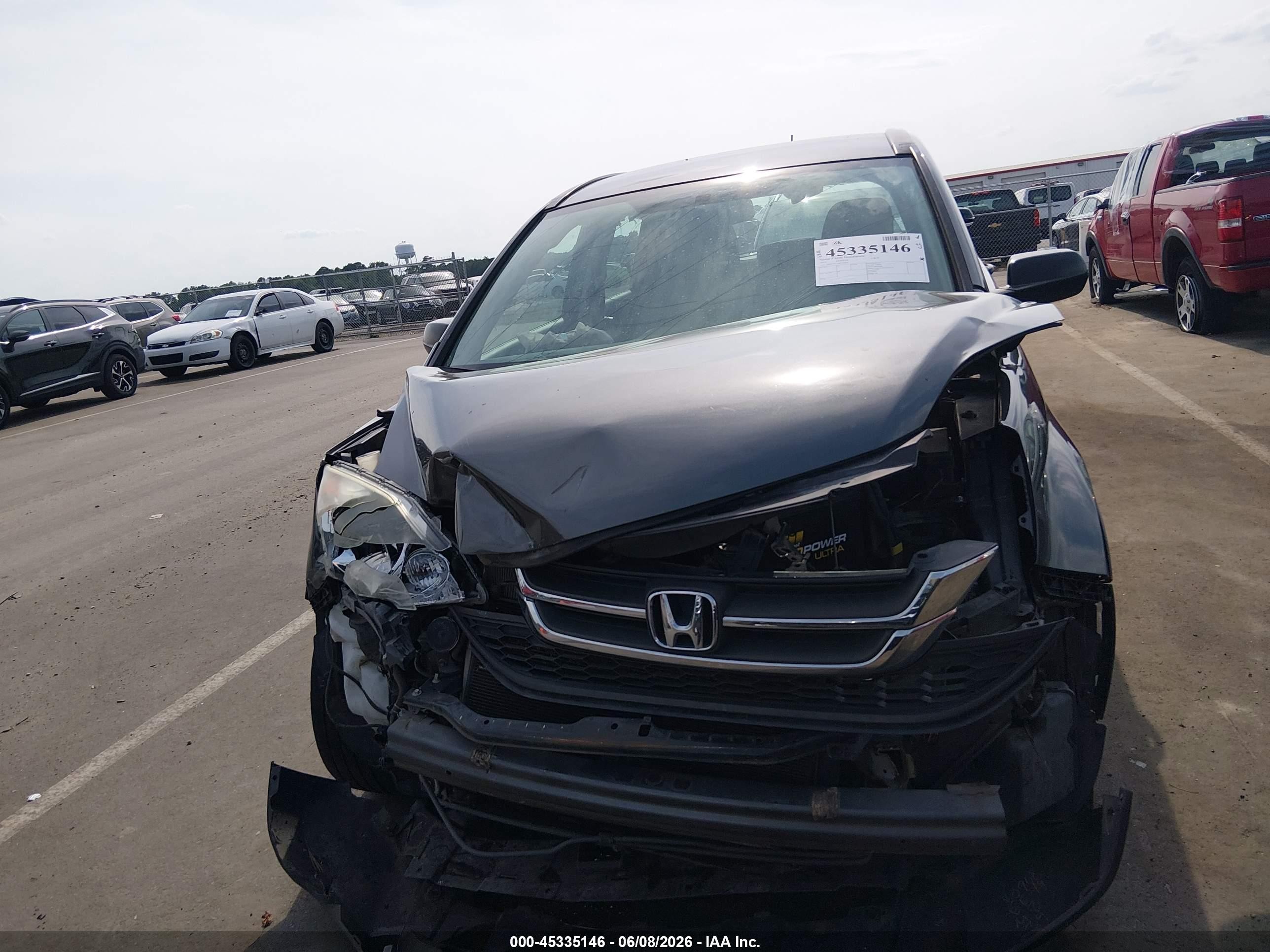 2011 Honda Cr-v Lx Серый vin: 5J6RE4H33BL070621