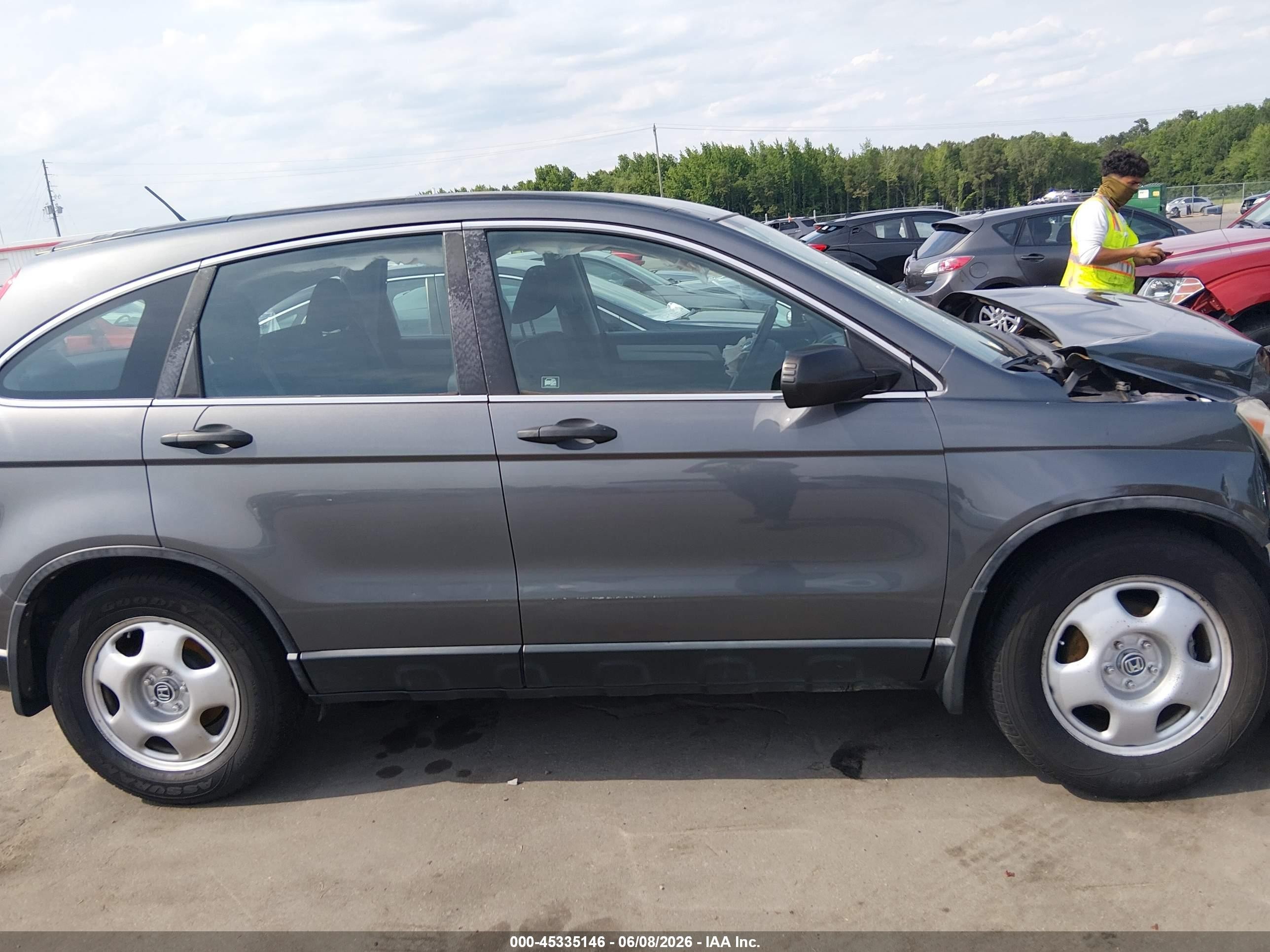 2011 Honda Cr-v Lx Серый vin: 5J6RE4H33BL070621