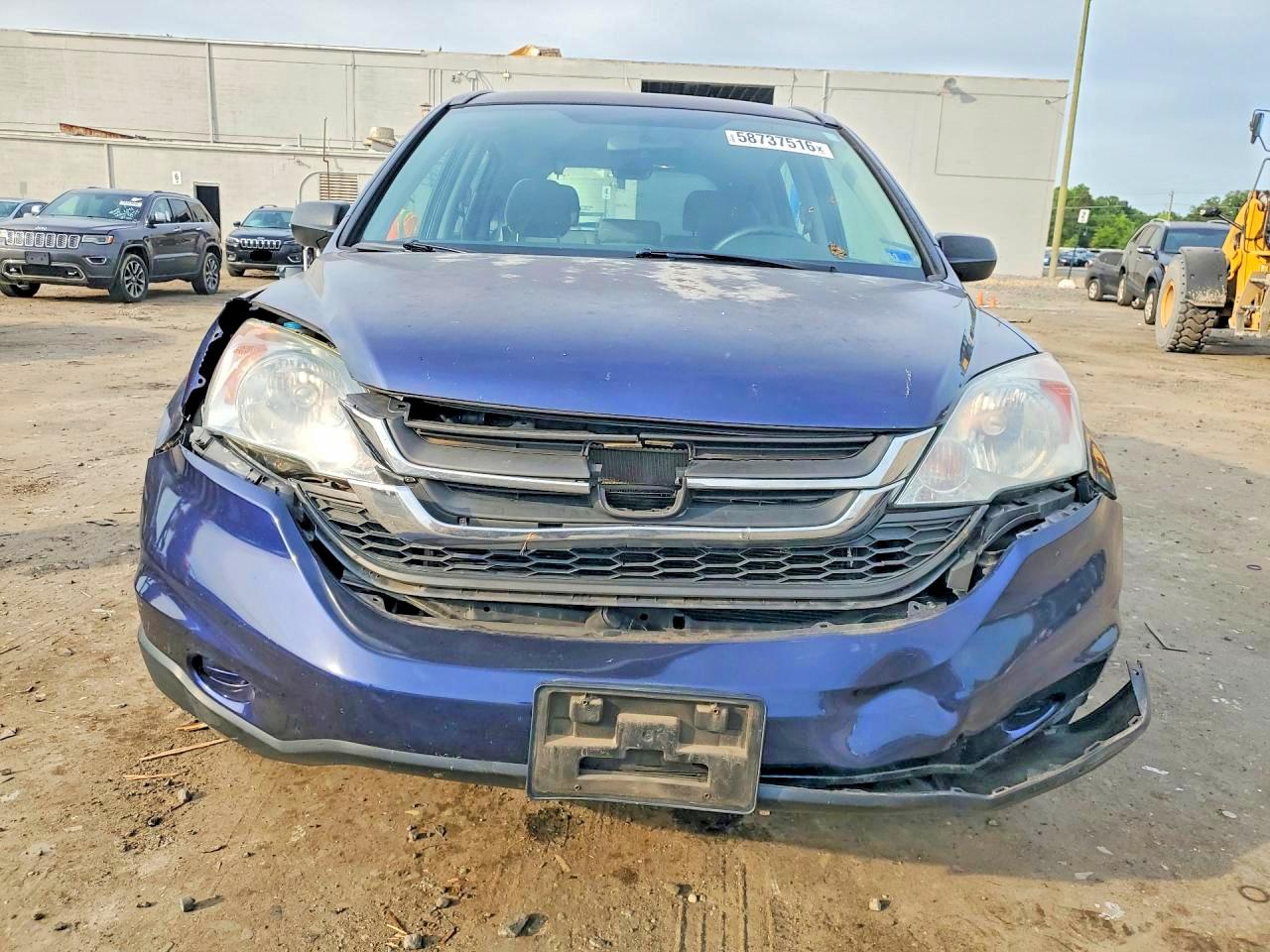 2011 Honda Cr-v Lx Blue vin: 5J6RE4H33BL081067