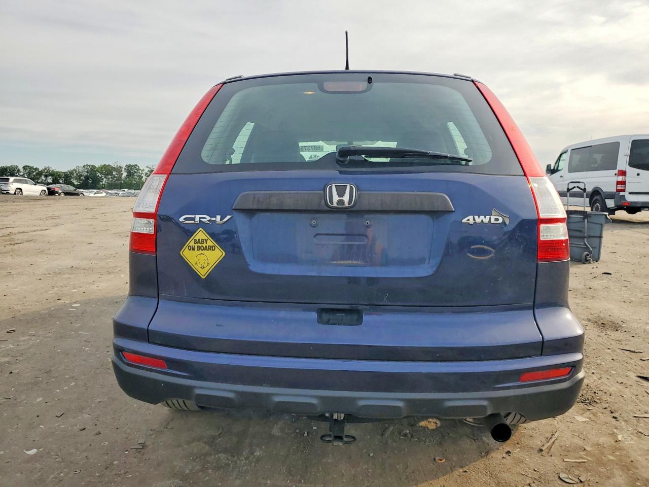 2011 Honda Cr-v Lx Blue vin: 5J6RE4H33BL081067