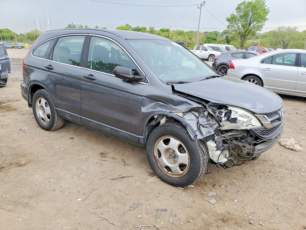 2011 Honda Cr-v Lx Серый vin: 5J6RE4H33BL086026