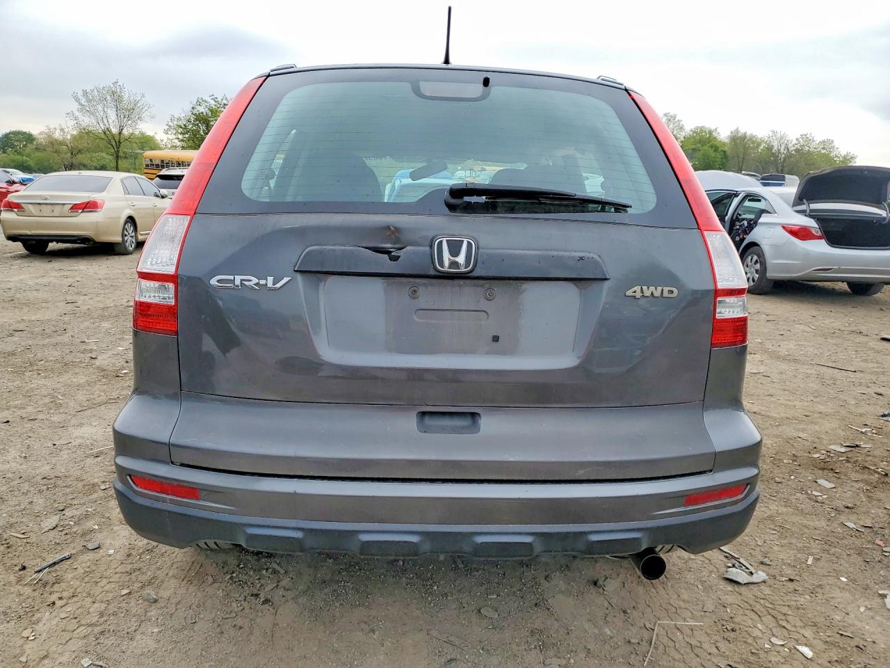 2011 Honda Cr-v Lx Серый vin: 5J6RE4H33BL086026