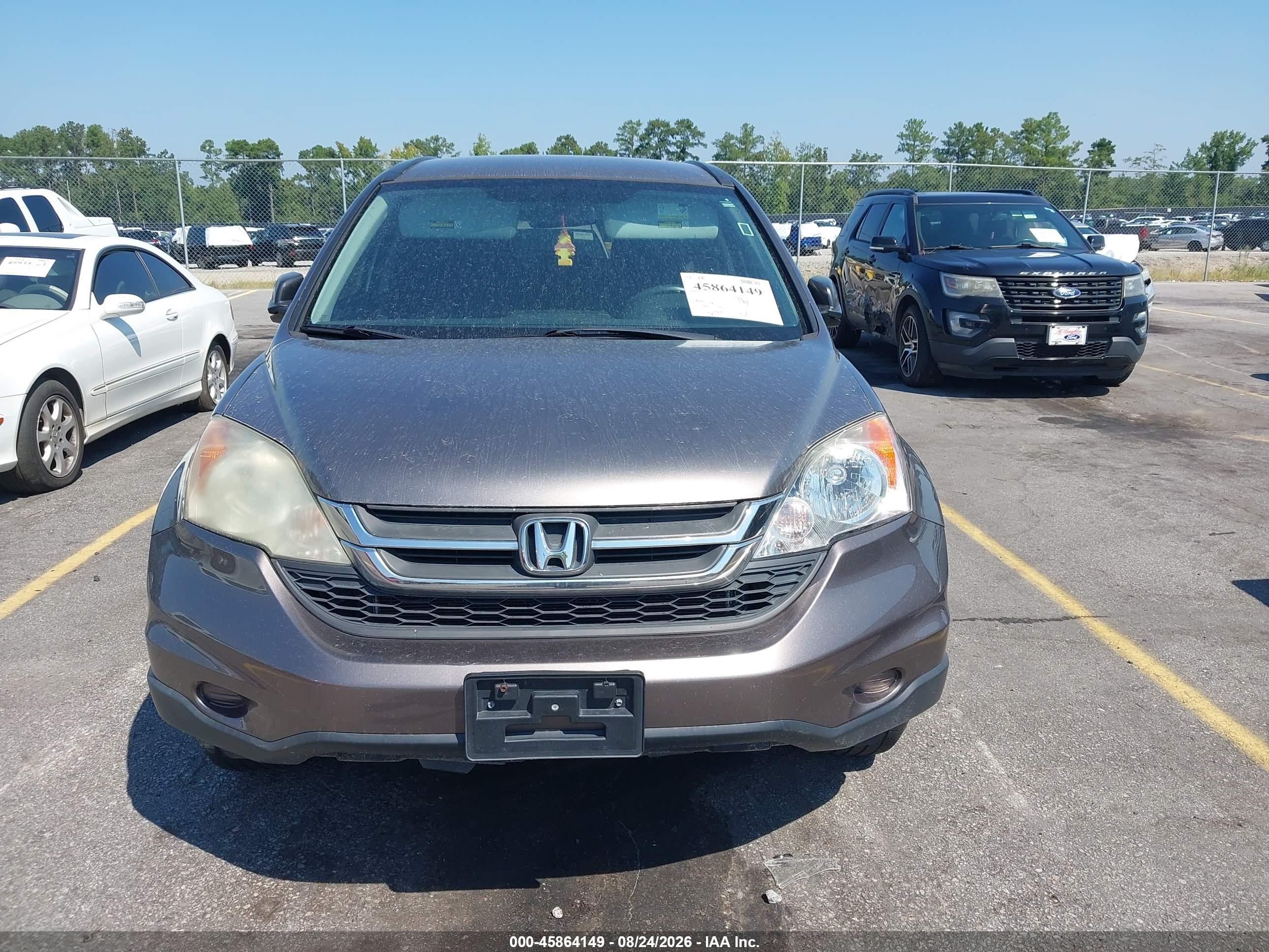 2011 Honda Cr-v Lx Gray vin: 5J6RE4H33BL087578