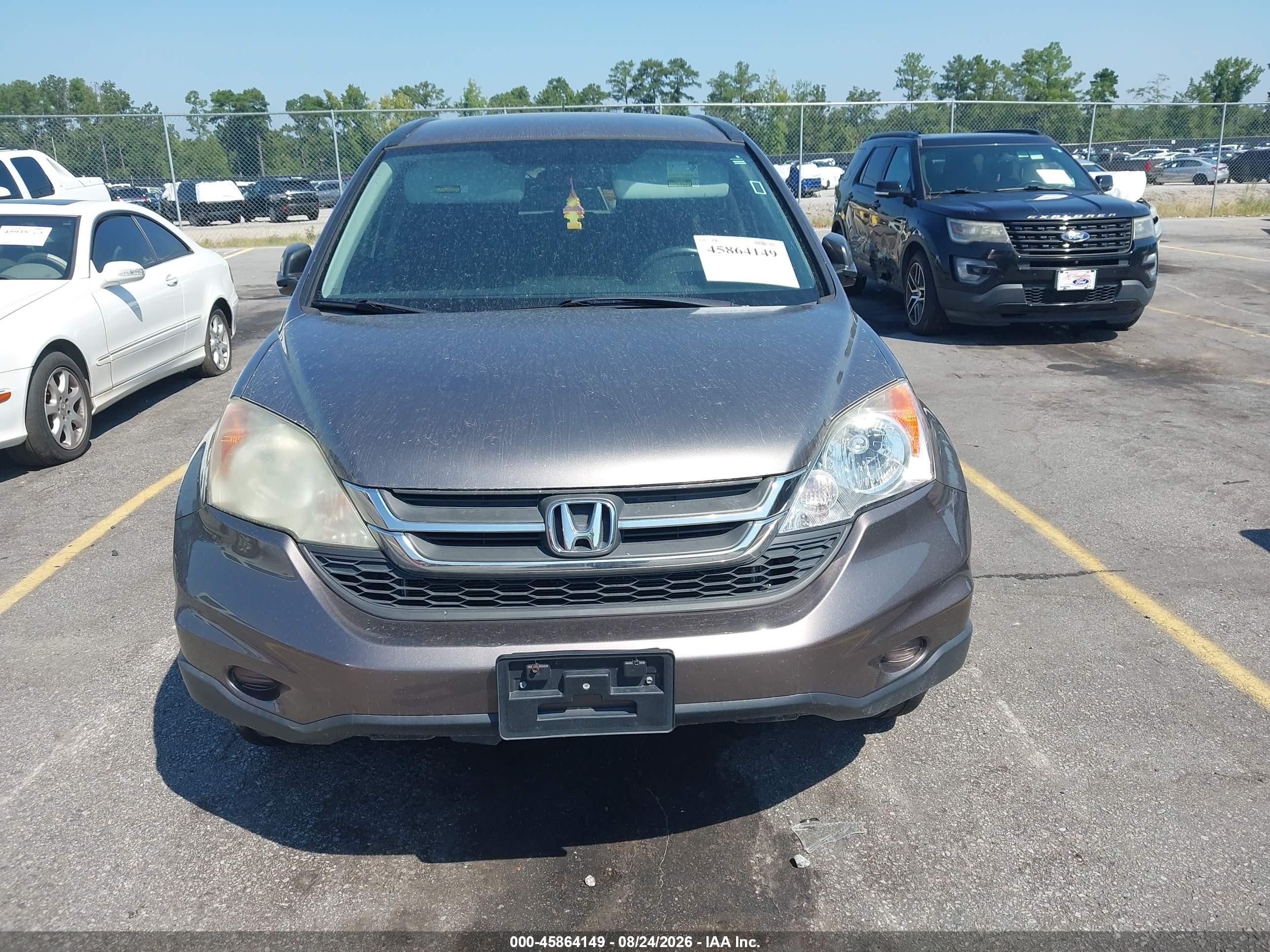 2011 Honda Cr-v Lx Gray vin: 5J6RE4H33BL087578