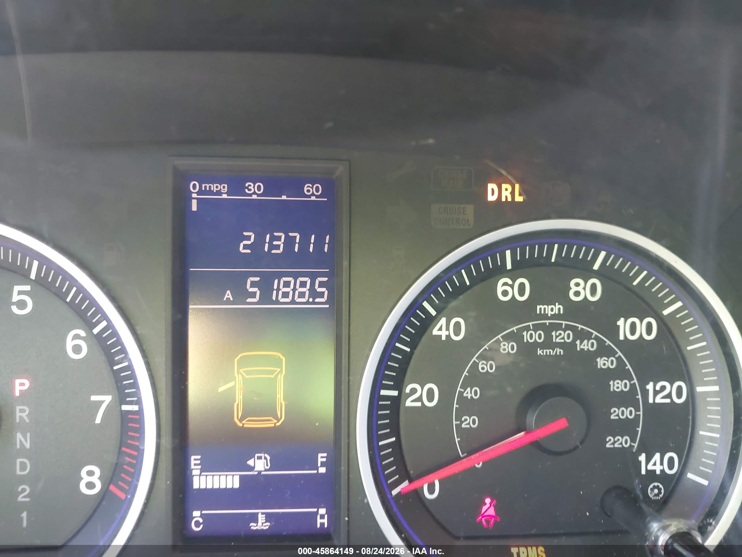2011 Honda Cr-v Lx Gray vin: 5J6RE4H33BL087578