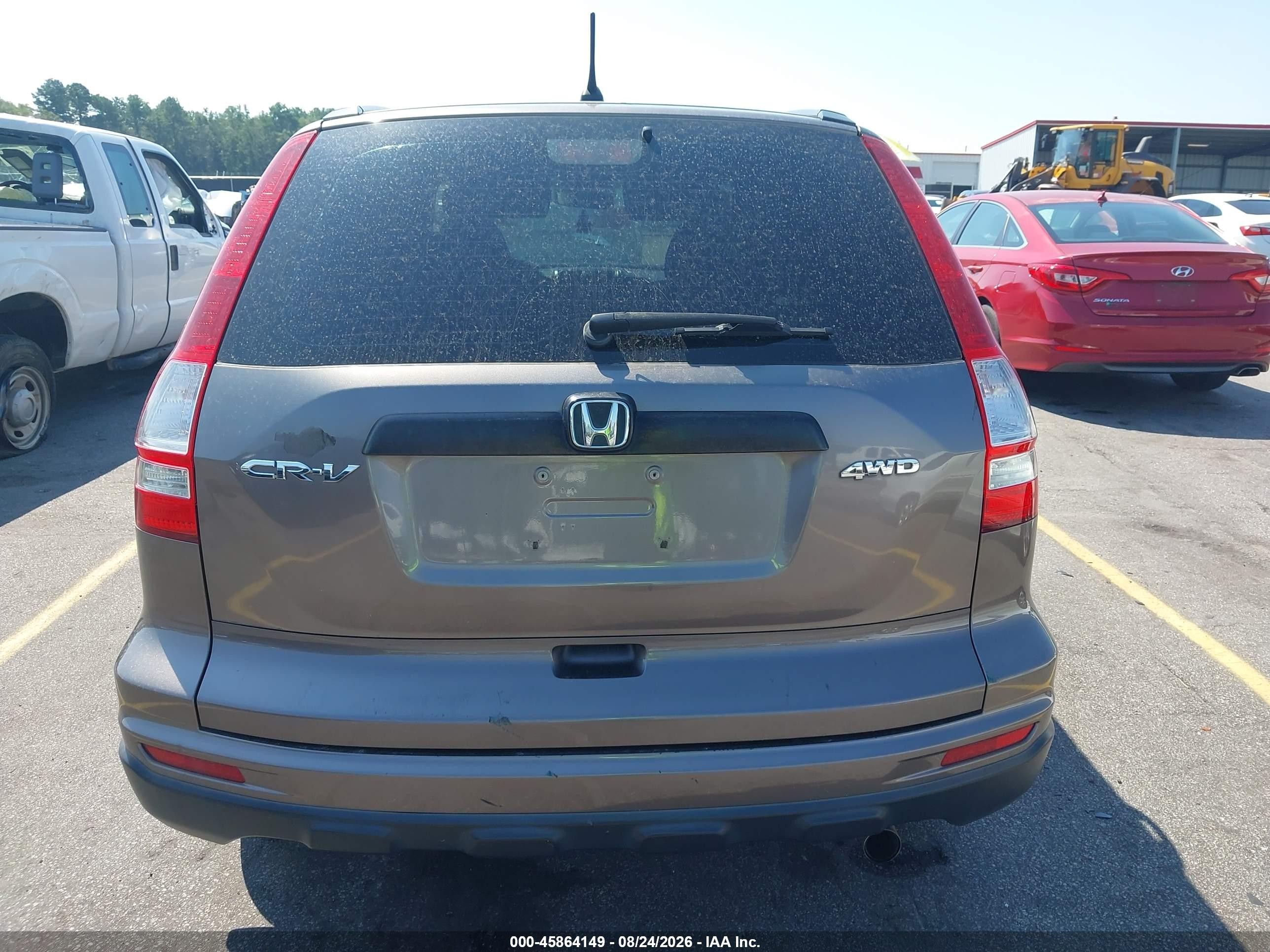 2011 Honda Cr-v Lx Gray vin: 5J6RE4H33BL087578