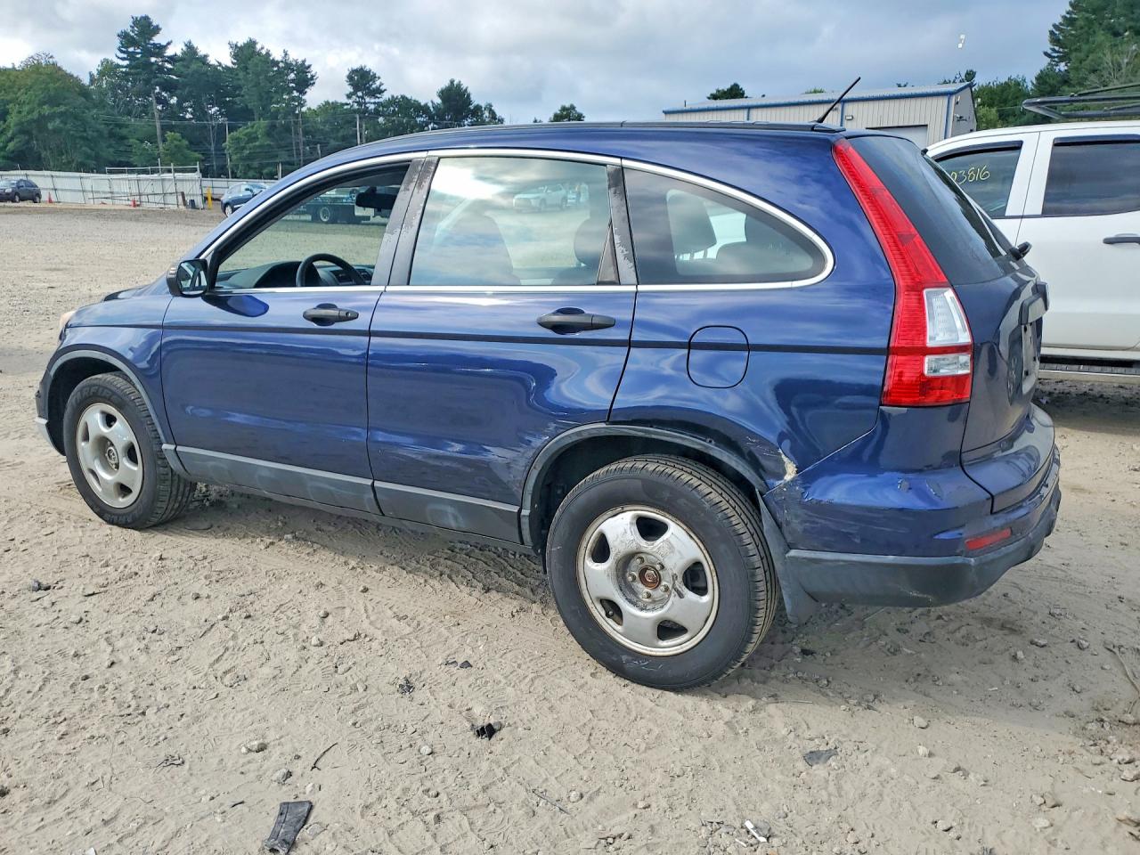 2010 Honda Cr-v Lx Blue vin: 5J6RE4H34AL041028
