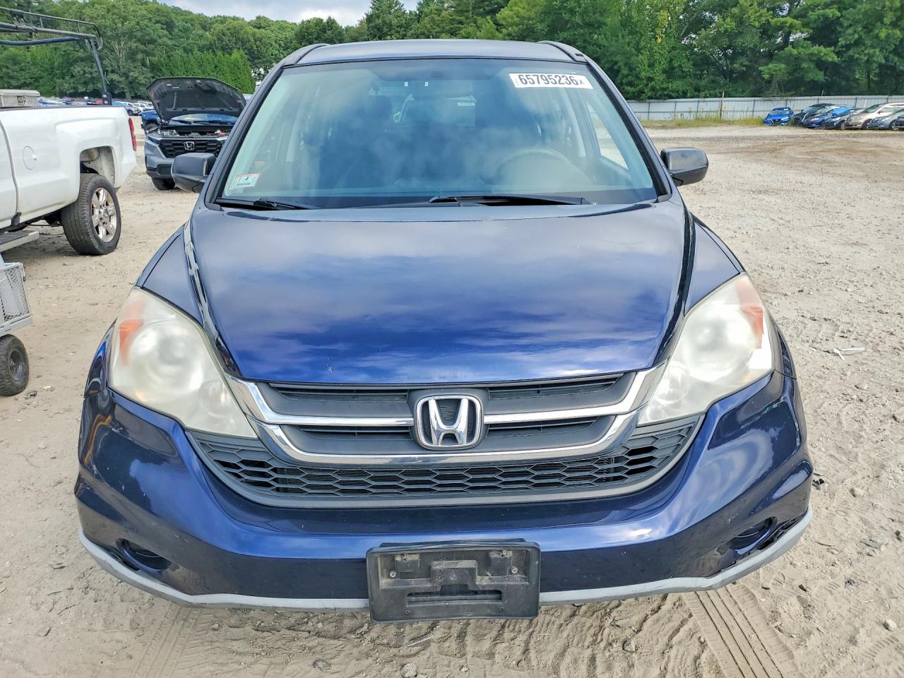 2010 Honda Cr-v Lx Blue vin: 5J6RE4H34AL041028