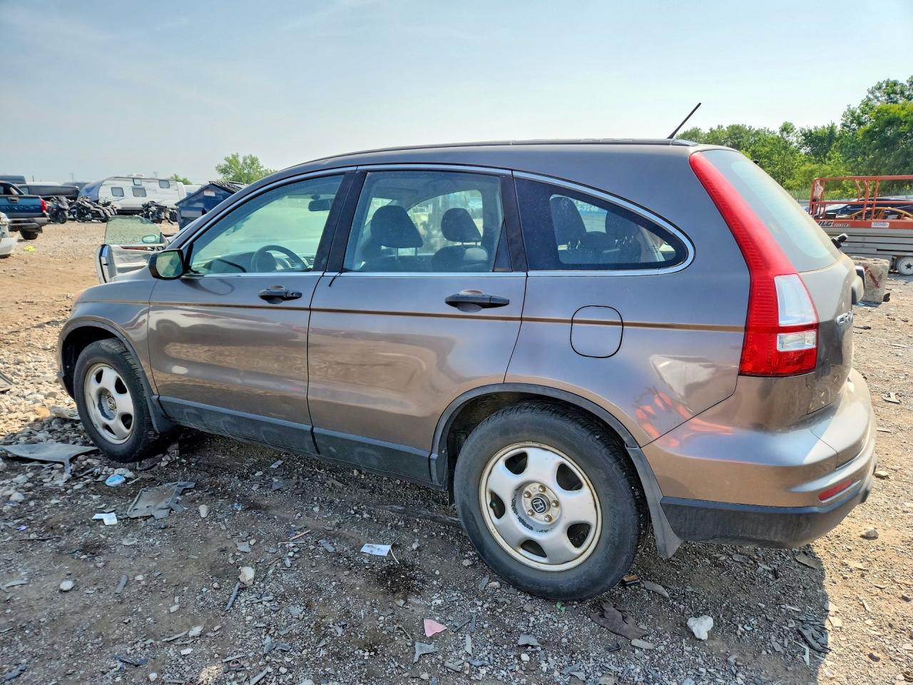 2010 Honda Cr-v Lx Gray vin: 5J6RE4H34AL046973