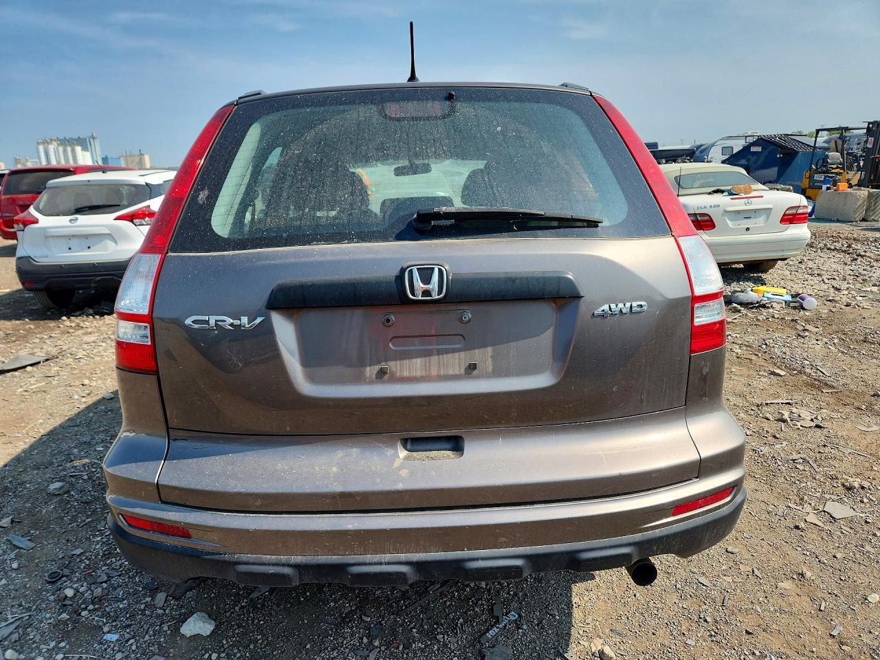 2010 Honda Cr-v Lx Gray vin: 5J6RE4H34AL046973