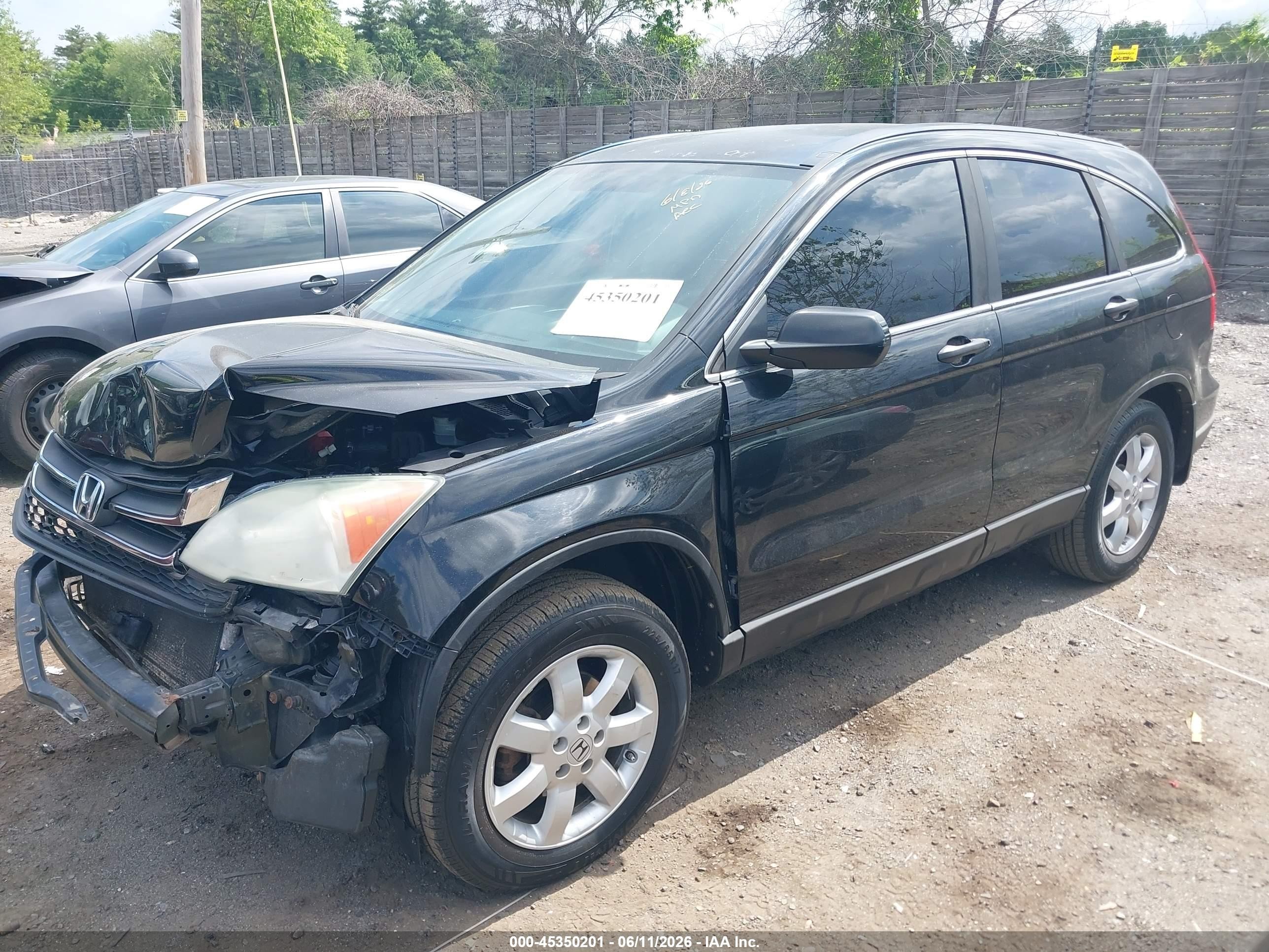 2010 Honda Cr-v Lx Black vin: 5J6RE4H34AL065538