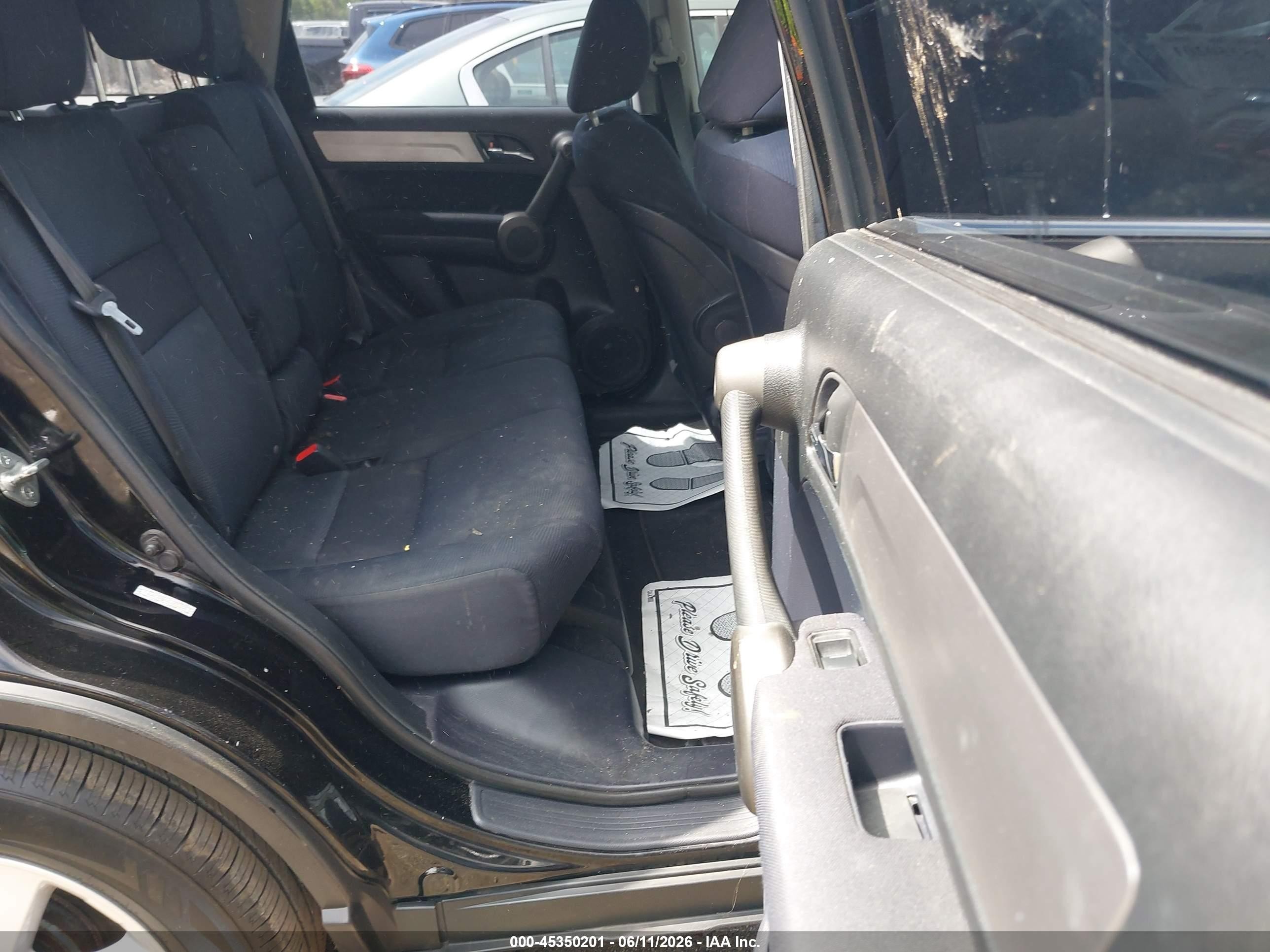 2010 Honda Cr-v Lx Black vin: 5J6RE4H34AL065538
