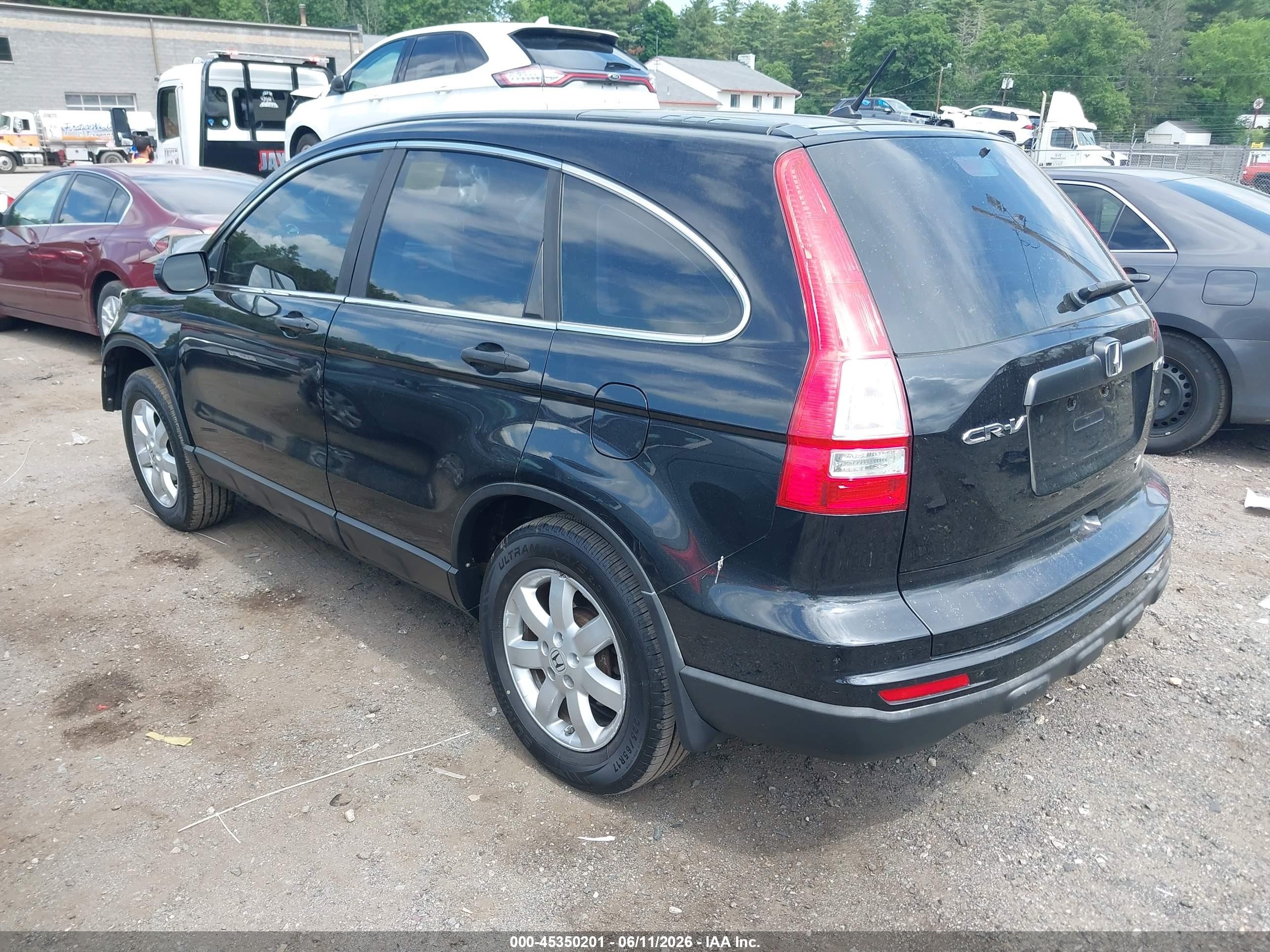 2010 Honda Cr-v Lx Black vin: 5J6RE4H34AL065538