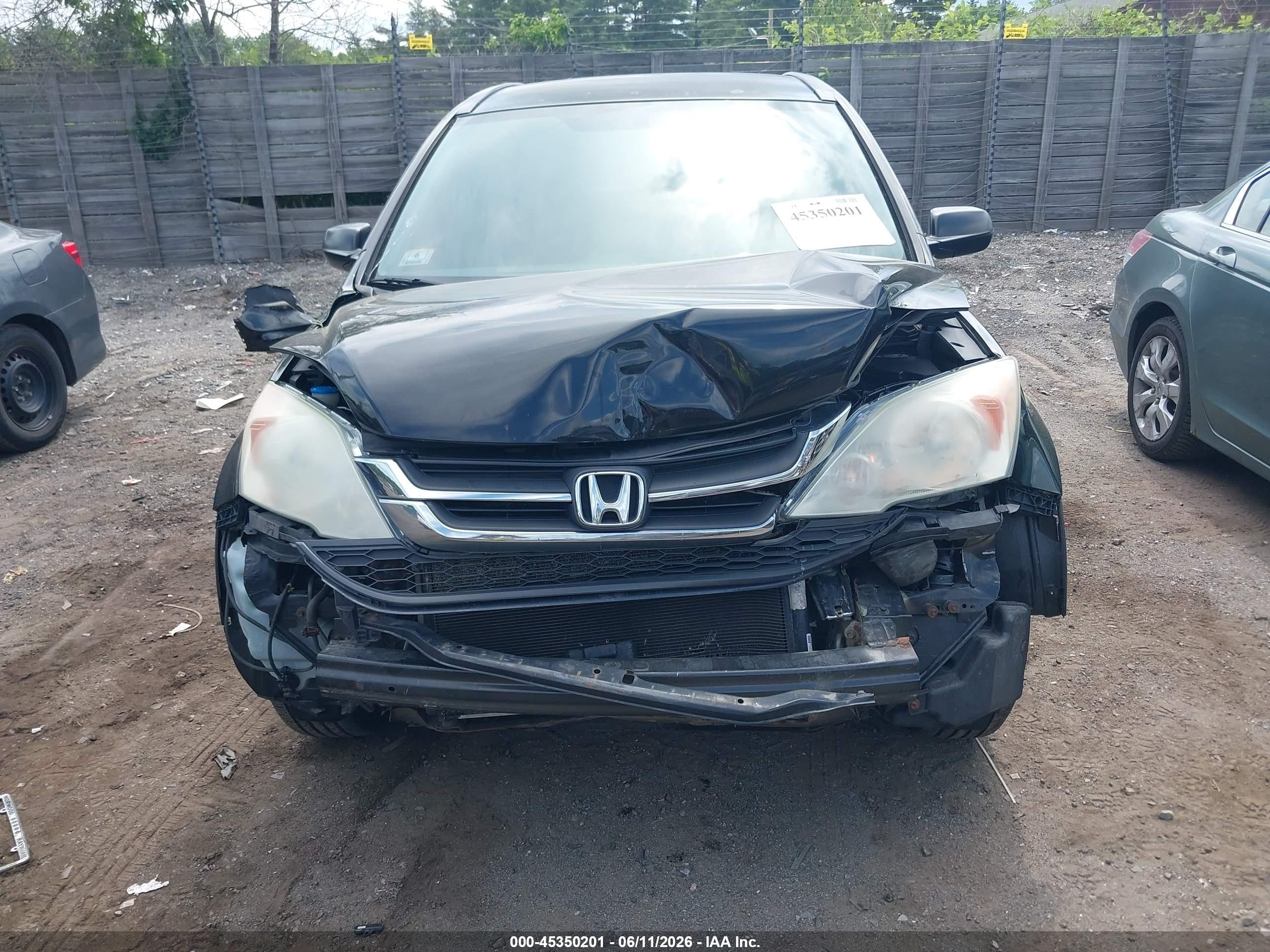 2010 Honda Cr-v Lx Black vin: 5J6RE4H34AL065538