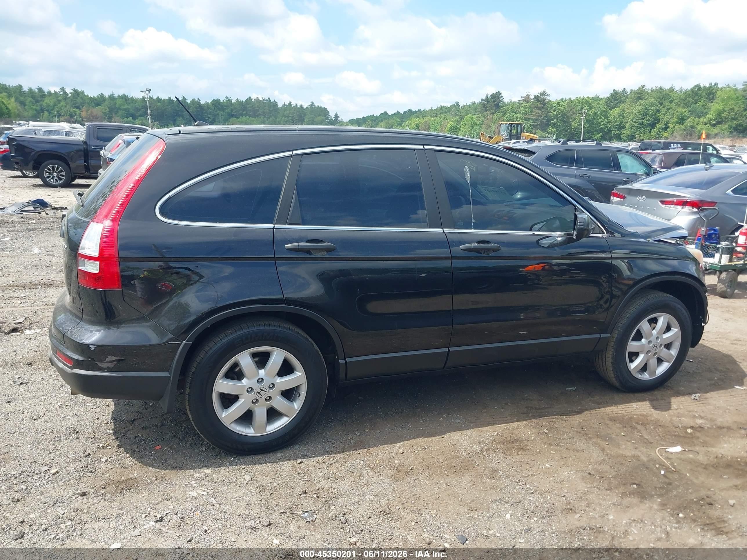 2010 Honda Cr-v Lx Black vin: 5J6RE4H34AL065538