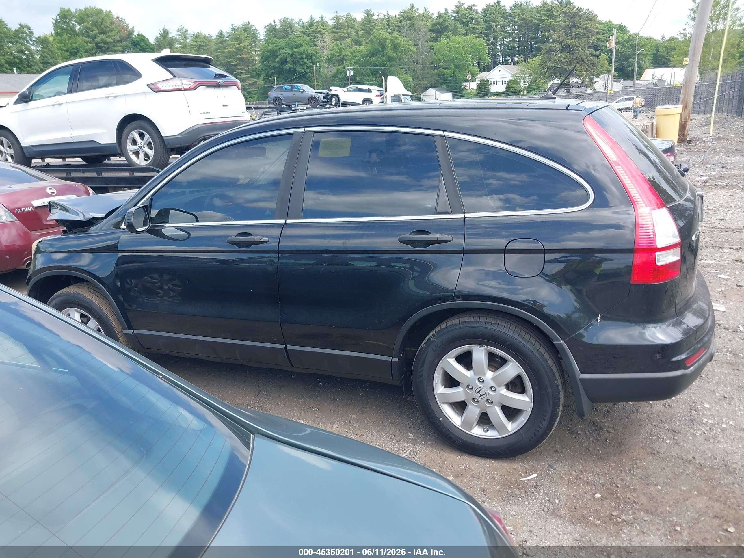 2010 Honda Cr-v Lx Black vin: 5J6RE4H34AL065538