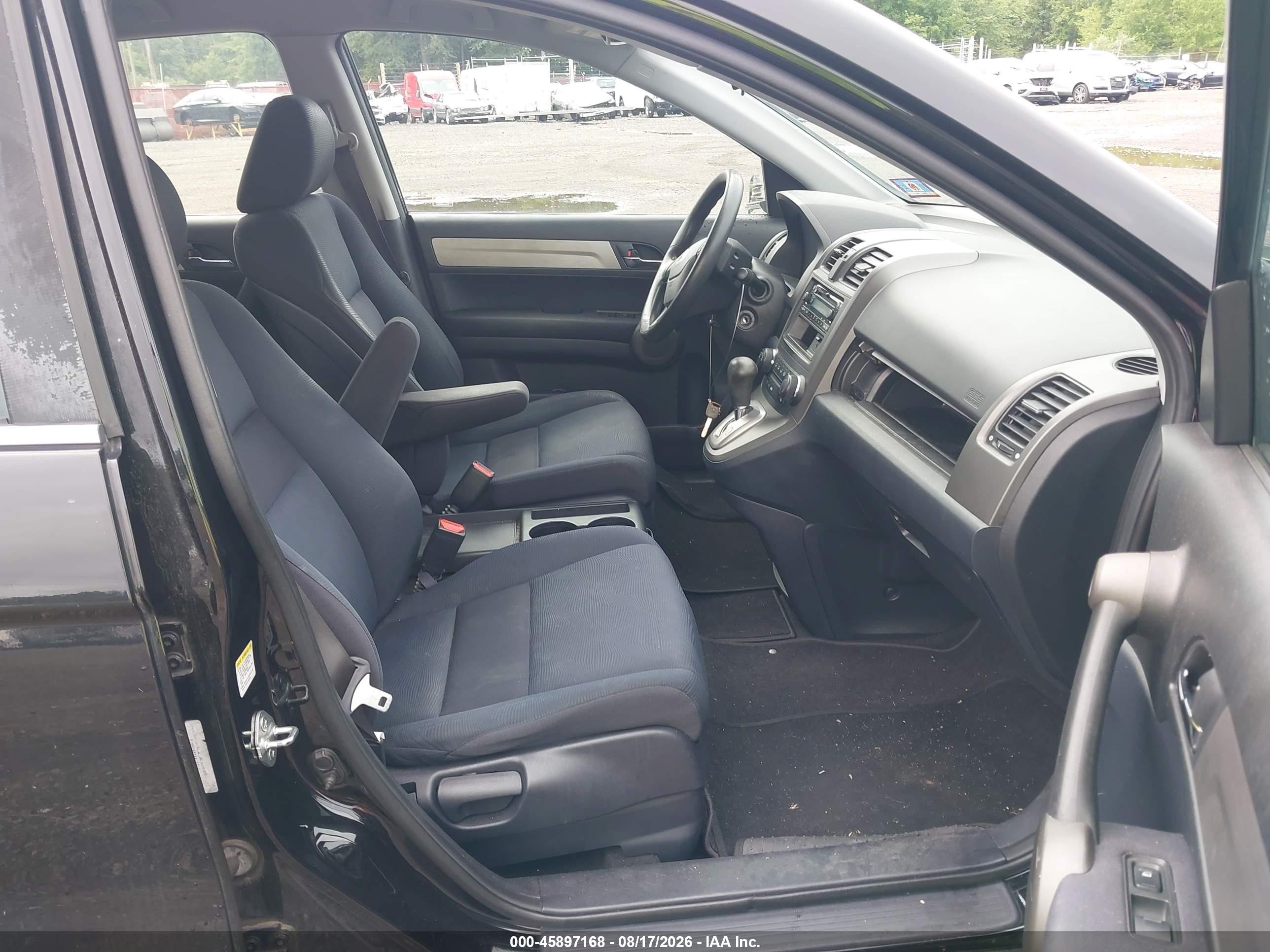 2010 Honda Cr-v Lx Black vin: 5J6RE4H34AL070920