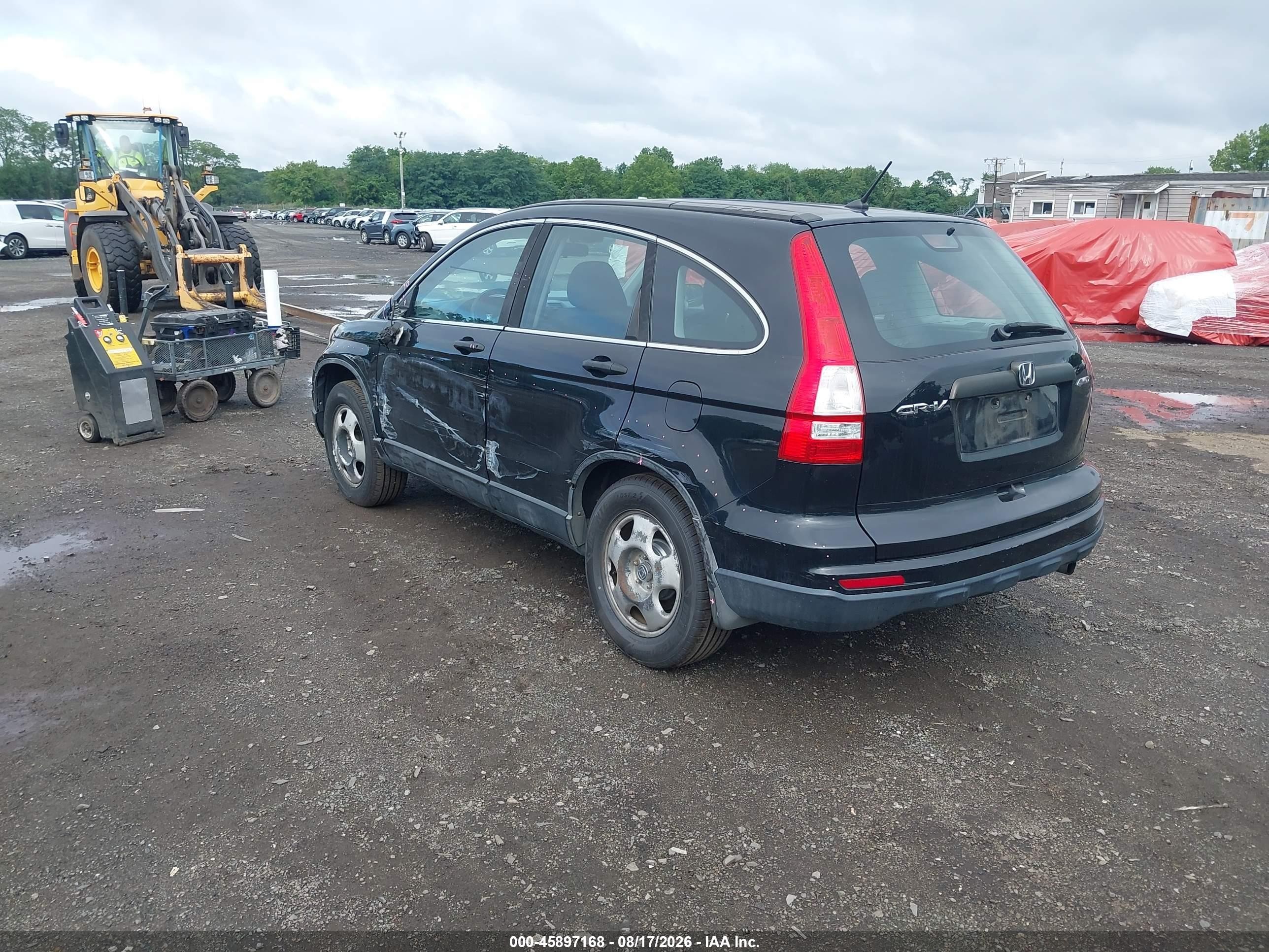 2010 Honda Cr-v Lx Black vin: 5J6RE4H34AL070920