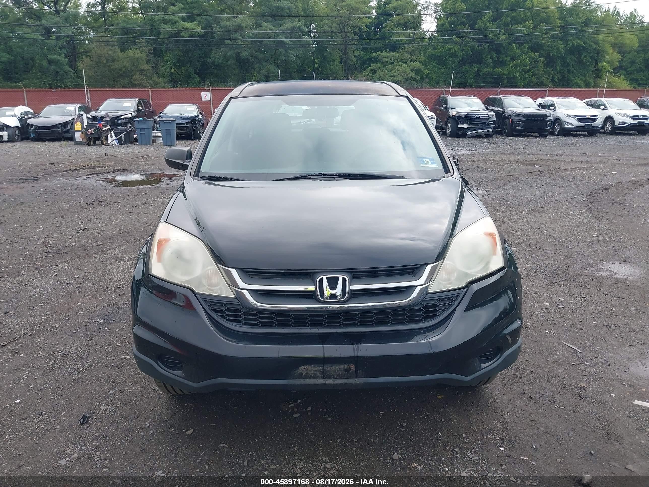 2010 Honda Cr-v Lx Black vin: 5J6RE4H34AL070920