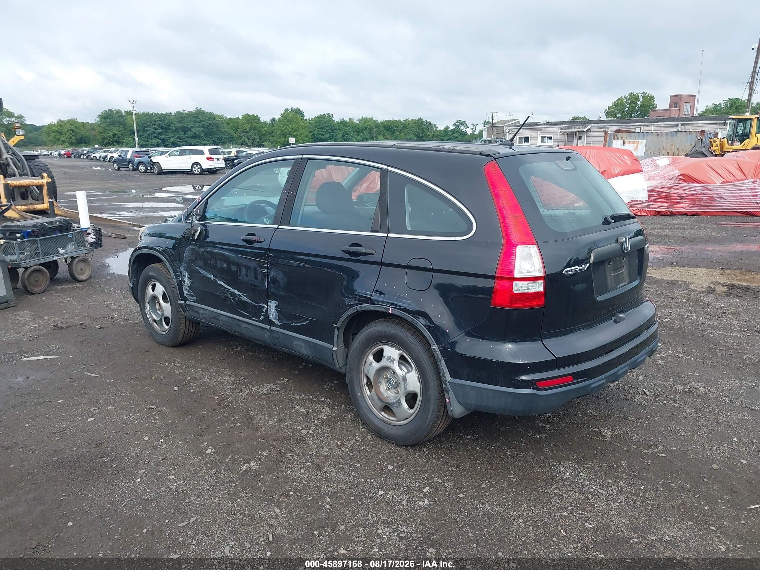 2010 Honda Cr-v Lx Black vin: 5J6RE4H34AL070920