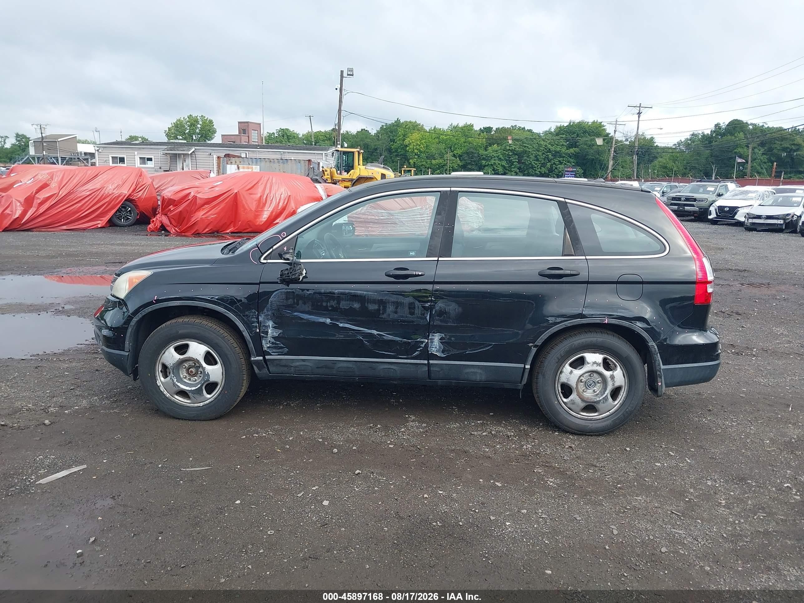 2010 Honda Cr-v Lx Black vin: 5J6RE4H34AL070920
