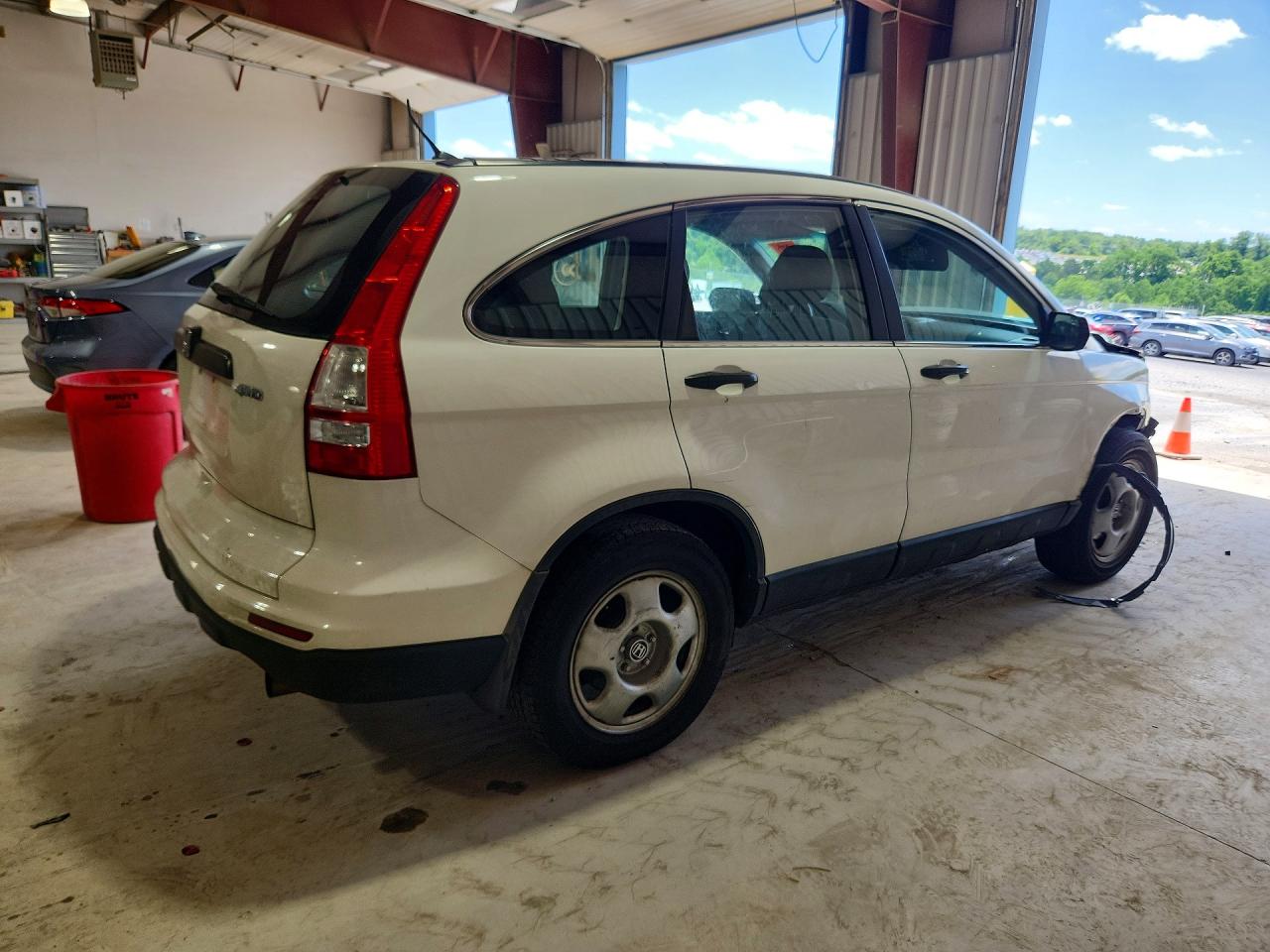 2010 Honda Cr-v Lx White vin: 5J6RE4H34AL072070