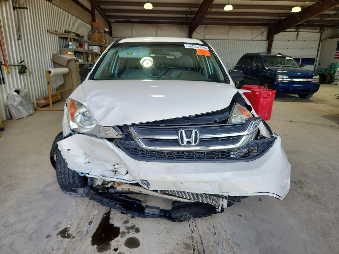 2010 Honda Cr-v Lx White vin: 5J6RE4H34AL072070