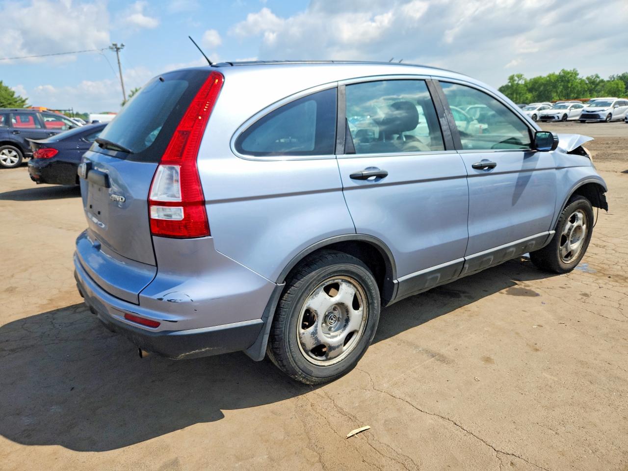 2010 Honda Cr-v Lx Silver vin: 5J6RE4H34AL080895