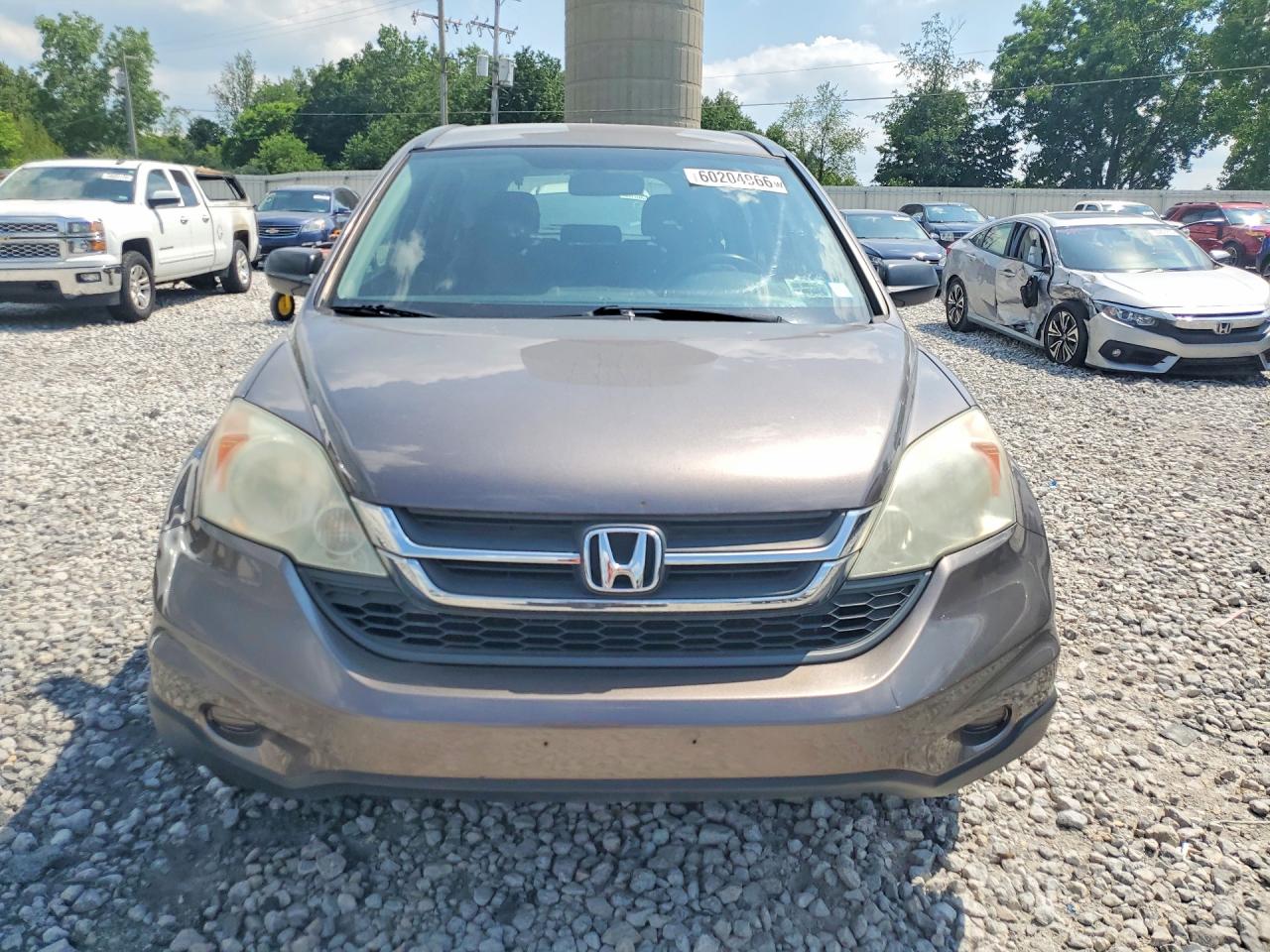 2010 Honda Cr-v Lx Gray vin: 5J6RE4H34AL081657
