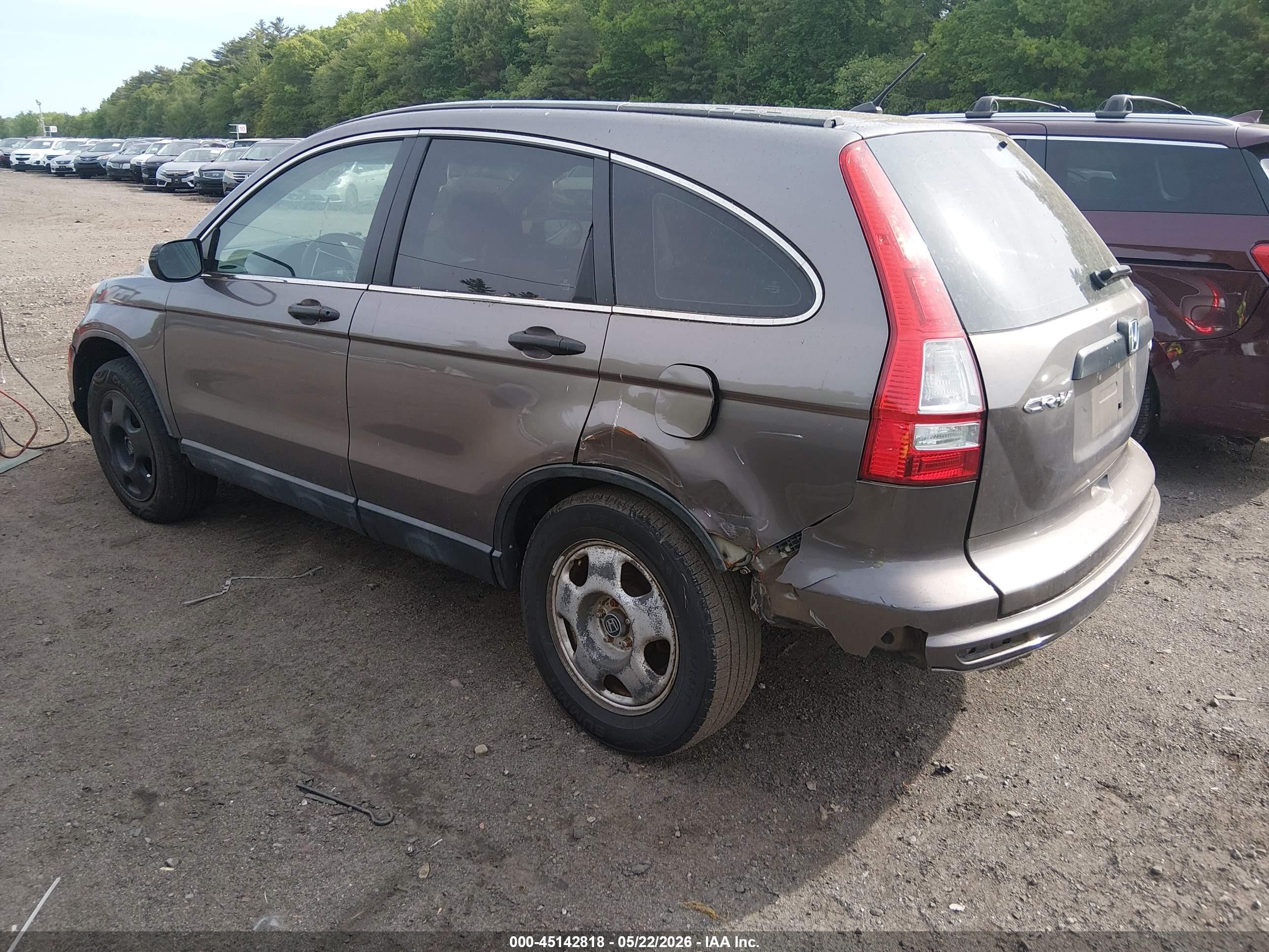 2010 Honda Cr-v Lx Gray vin: 5J6RE4H34AL088835