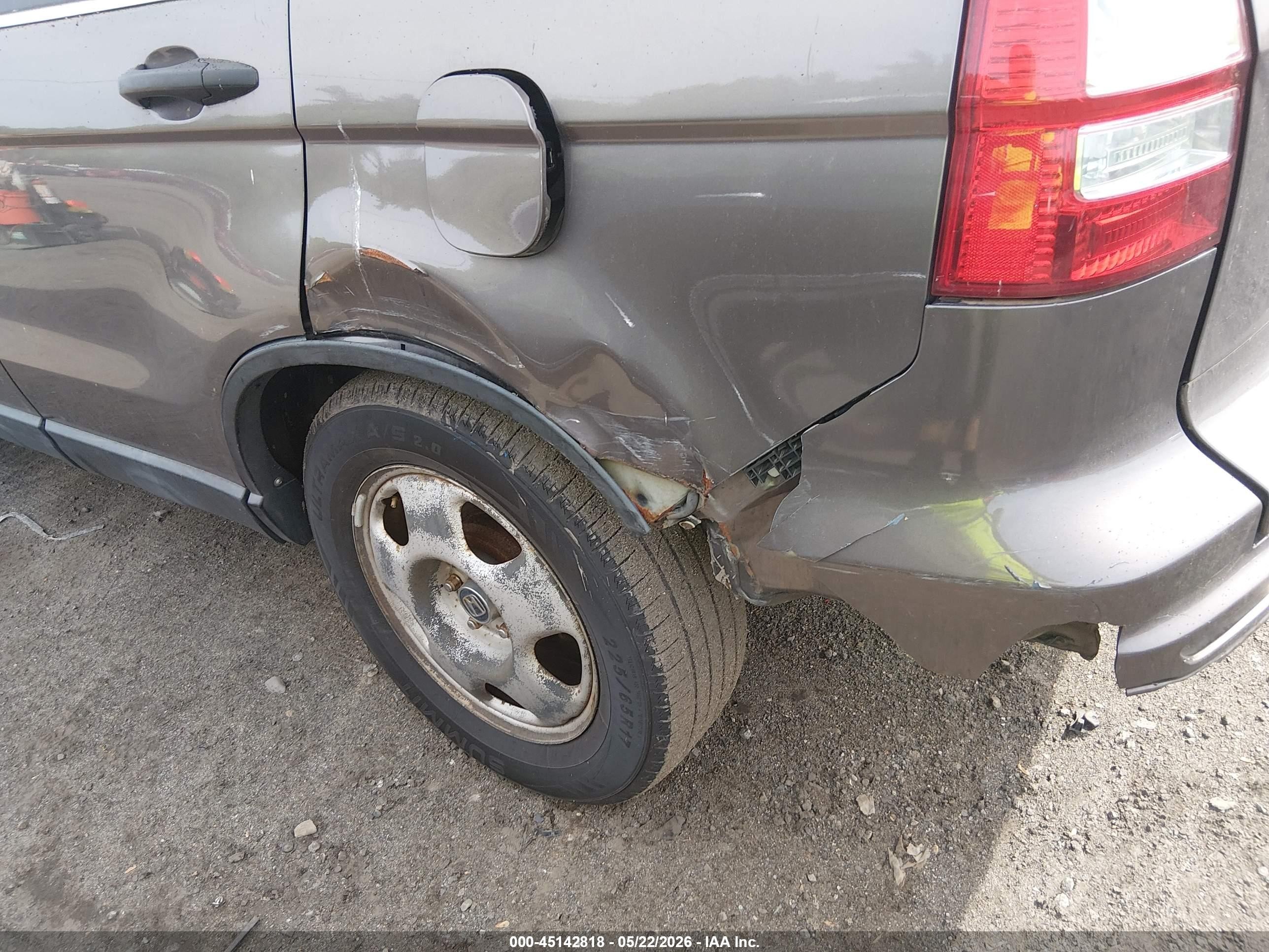2010 Honda Cr-v Lx Gray vin: 5J6RE4H34AL088835