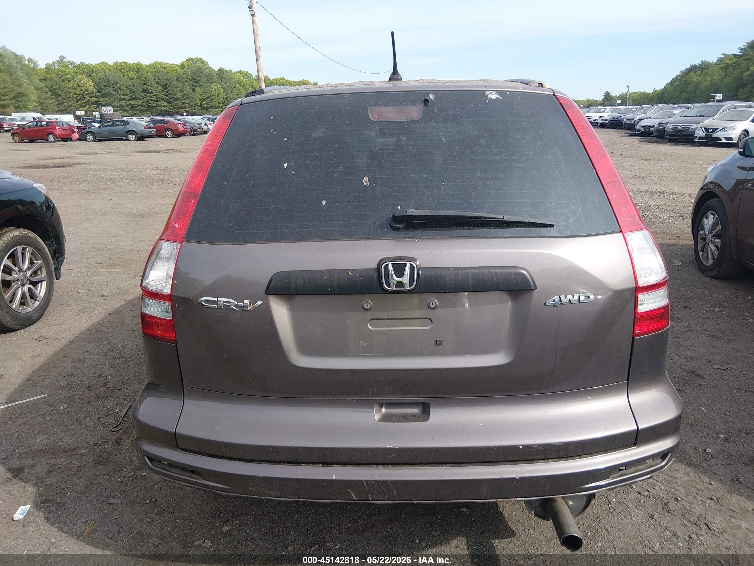 2010 Honda Cr-v Lx Gray vin: 5J6RE4H34AL088835