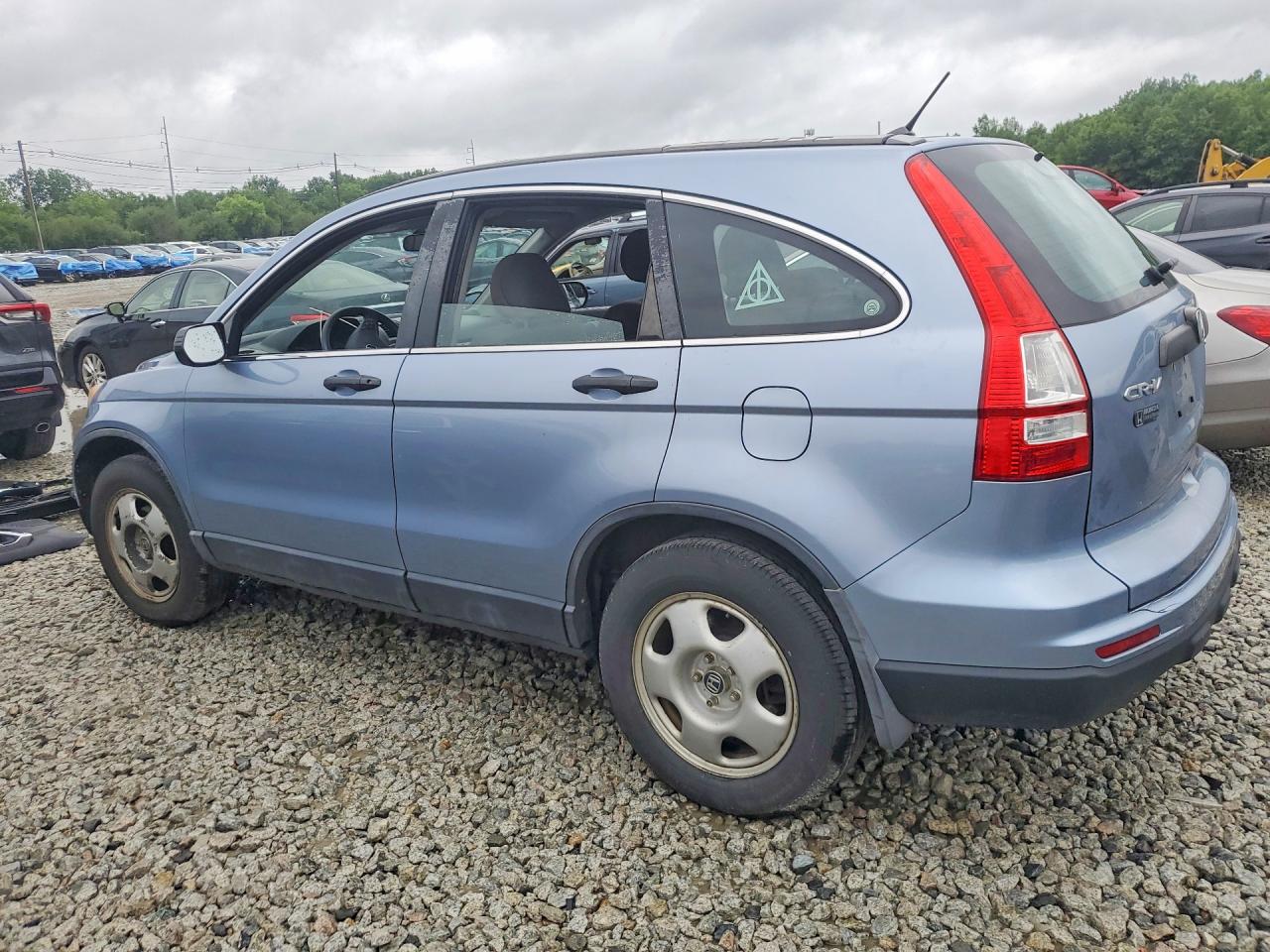 2010 Honda Cr-v Lx Blue vin: 5J6RE4H34AL090486