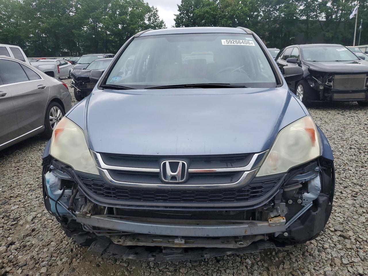 2010 Honda Cr-v Lx Blue vin: 5J6RE4H34AL090486