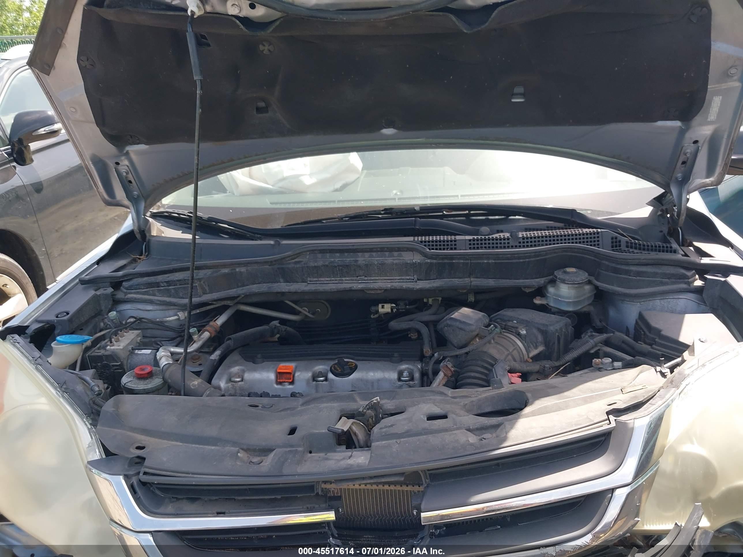 2011 Honda Cr-v Lx Blue vin: 5J6RE4H34BL000206