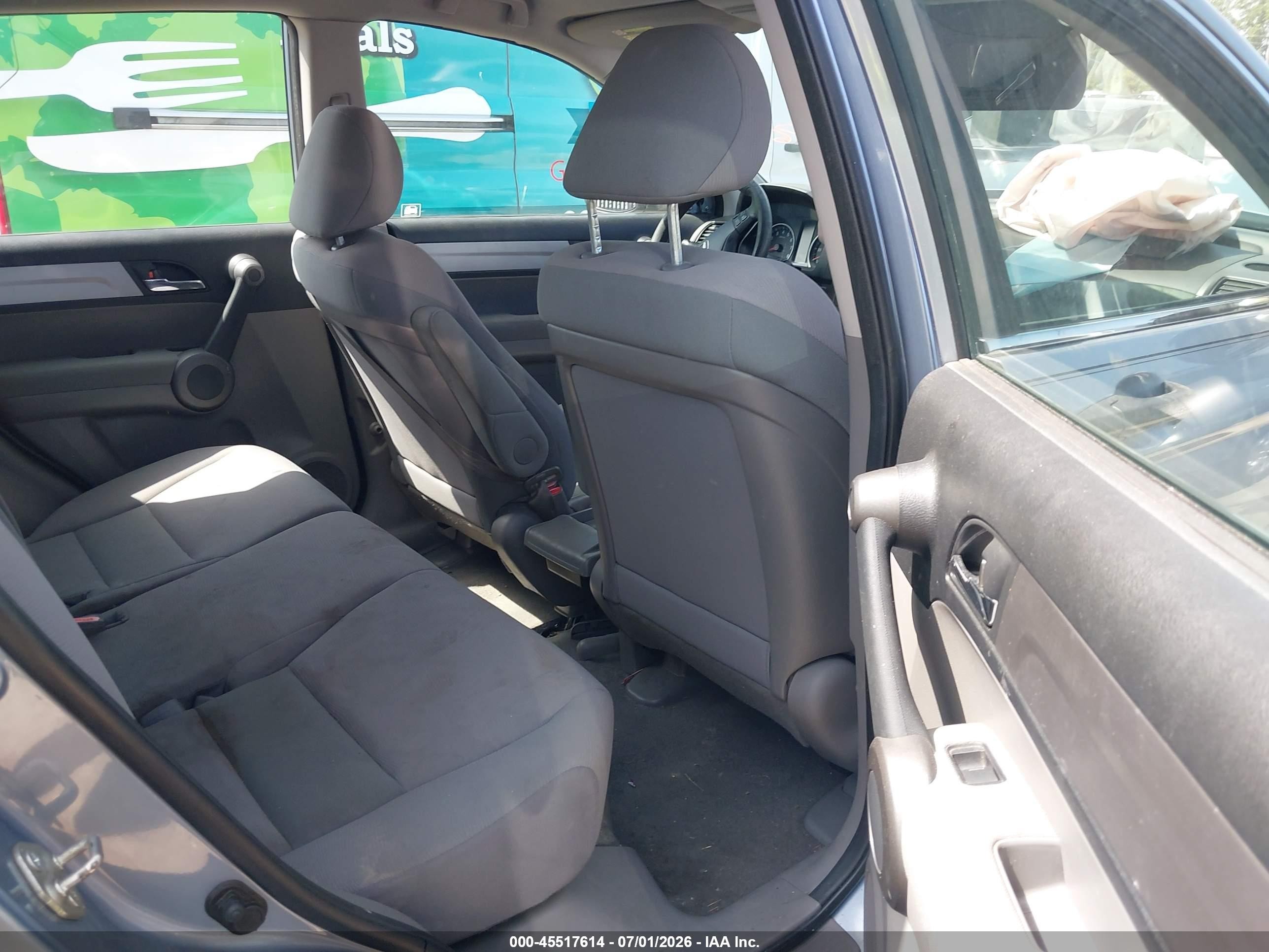 2011 Honda Cr-v Lx Blue vin: 5J6RE4H34BL000206