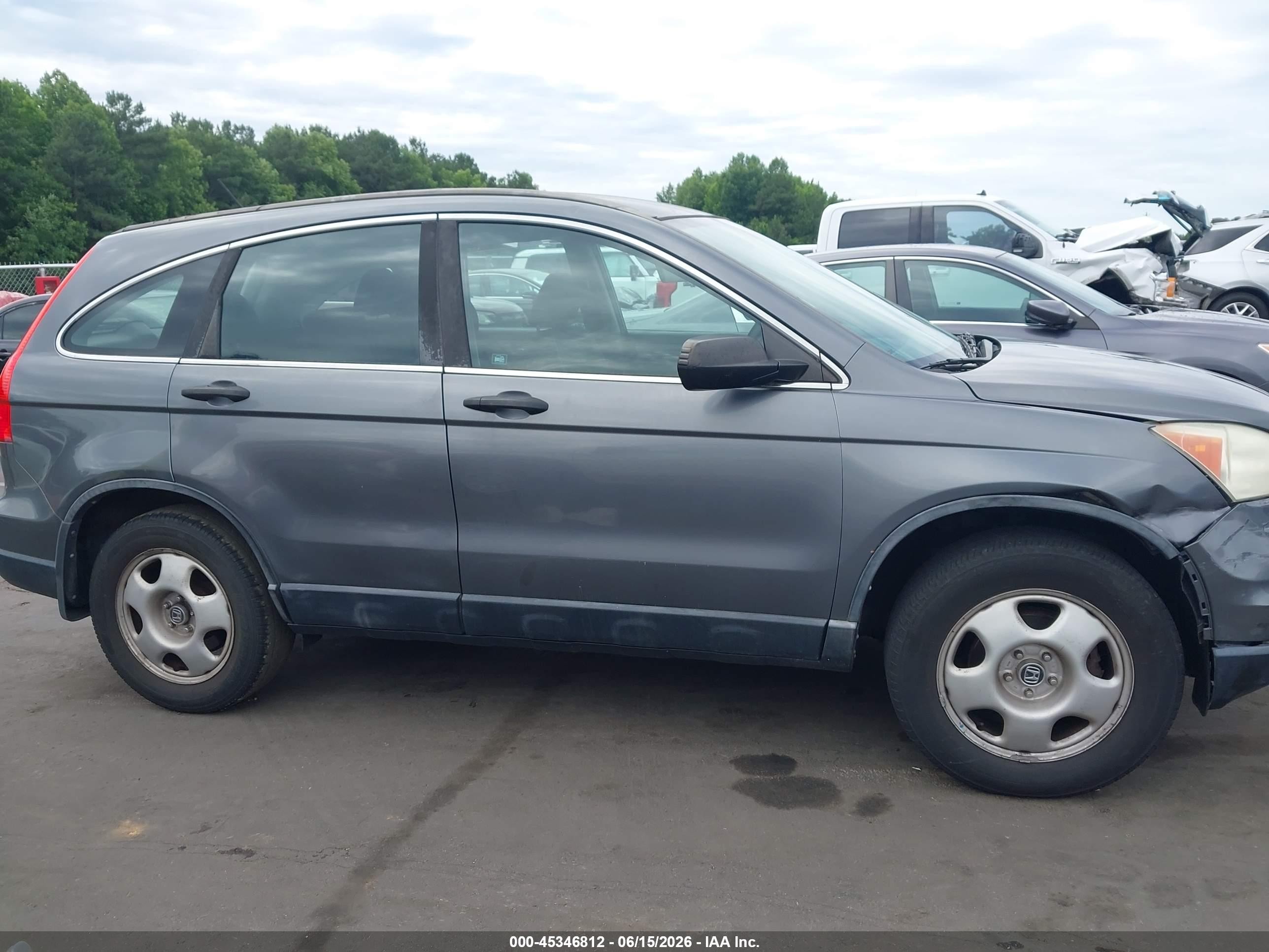 2011 Honda Cr-v Lx Gray vin: 5J6RE4H34BL003106