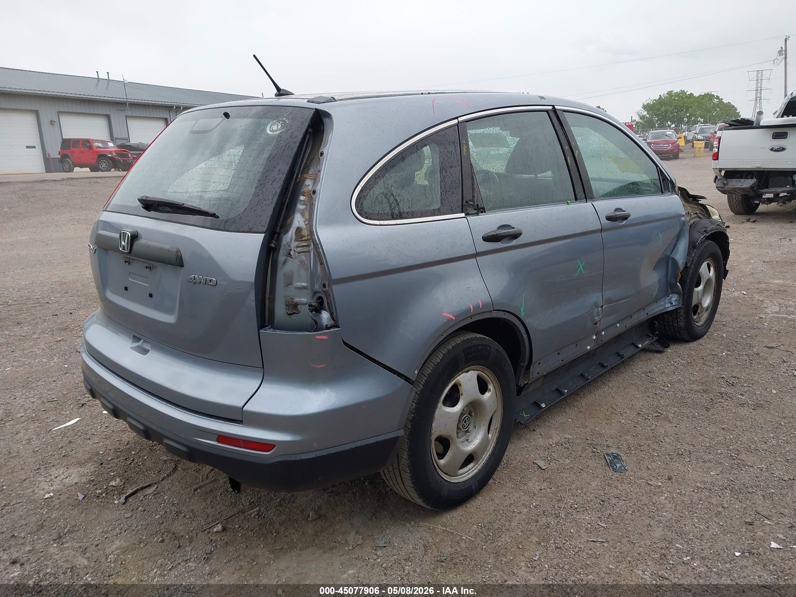 2011 Honda Cr-v Lx Синий vin: 5J6RE4H34BL042813