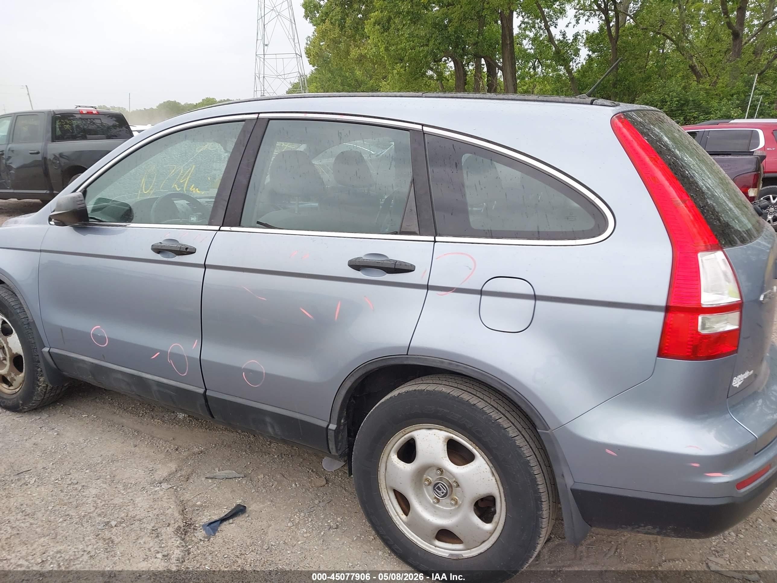 2011 Honda Cr-v Lx Синий vin: 5J6RE4H34BL042813