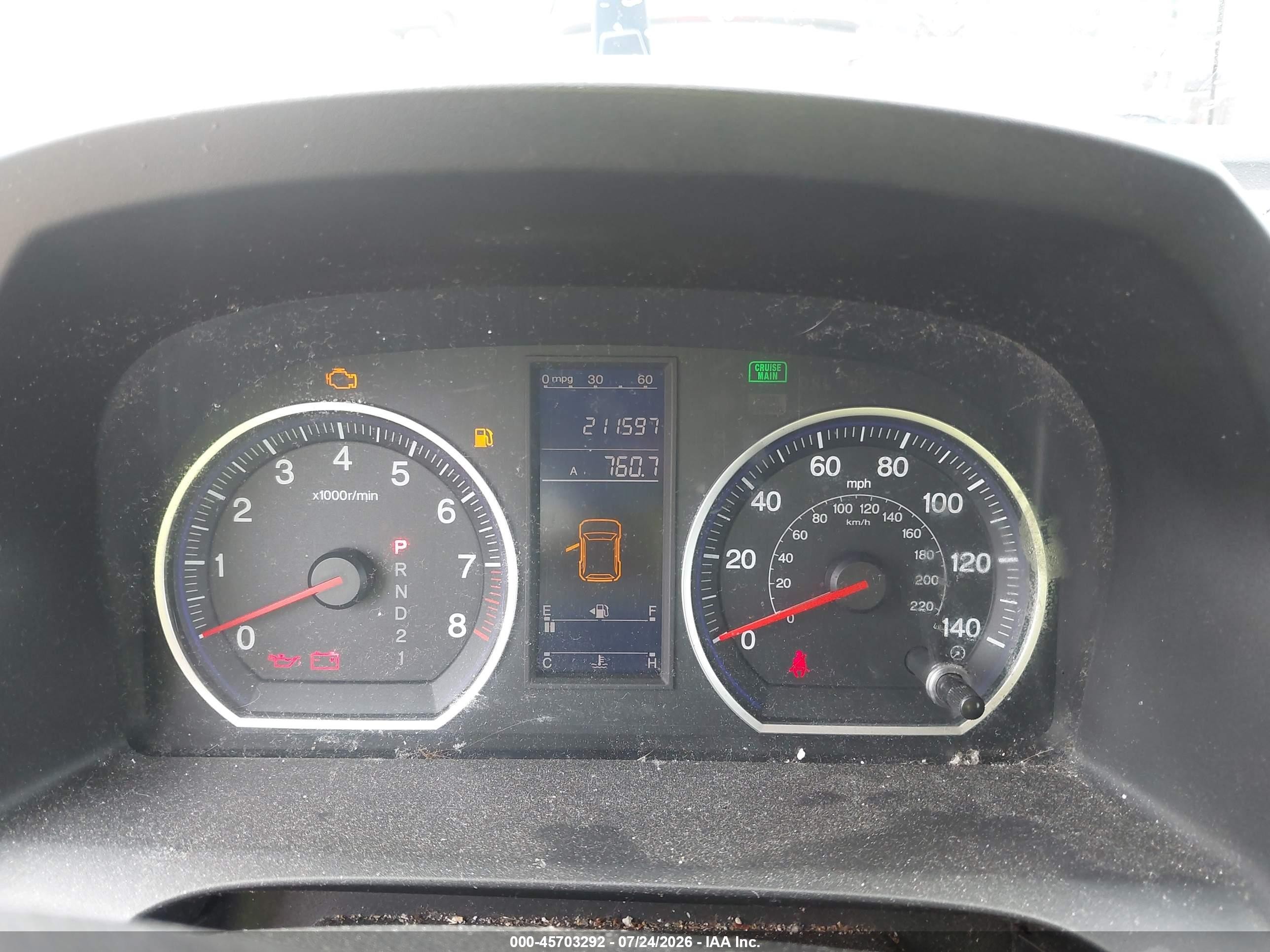 2011 Honda Cr-v Lx Gray vin: 5J6RE4H34BL050250