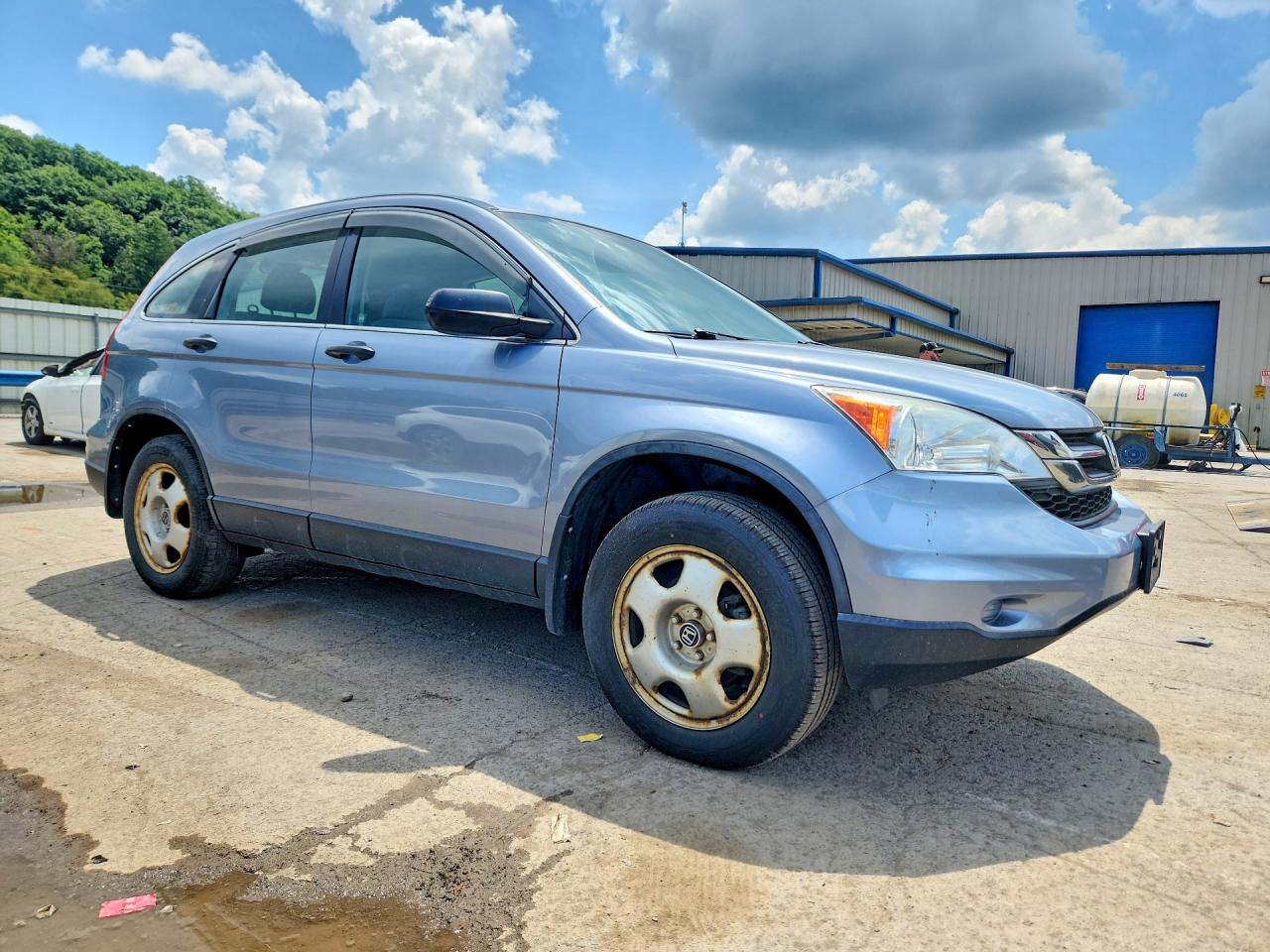 2011 Honda Cr-v Lx Blue vin: 5J6RE4H34BL109992