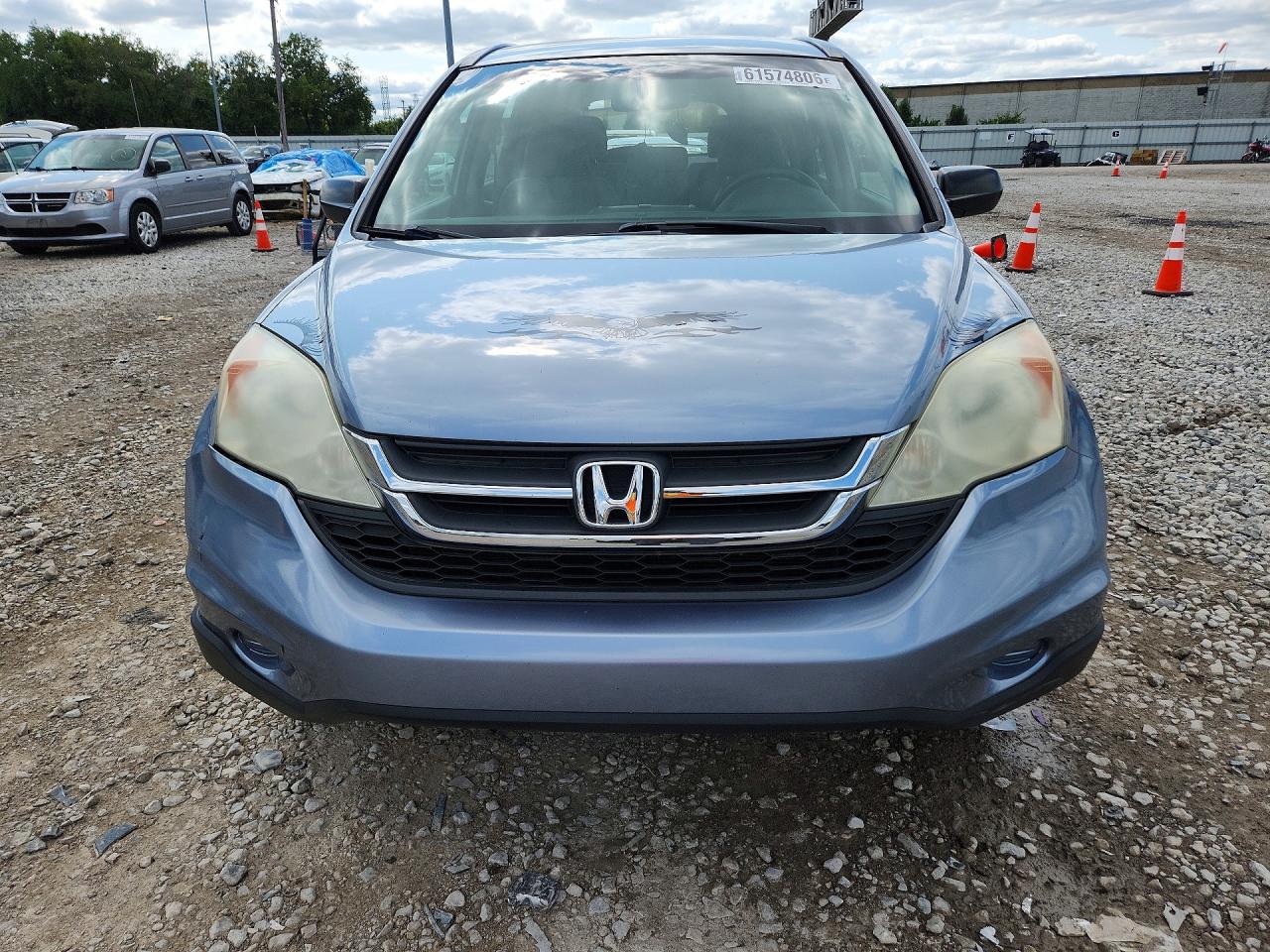 2010 Honda Cr-v Lx Blue vin: 5J6RE4H35AL034119