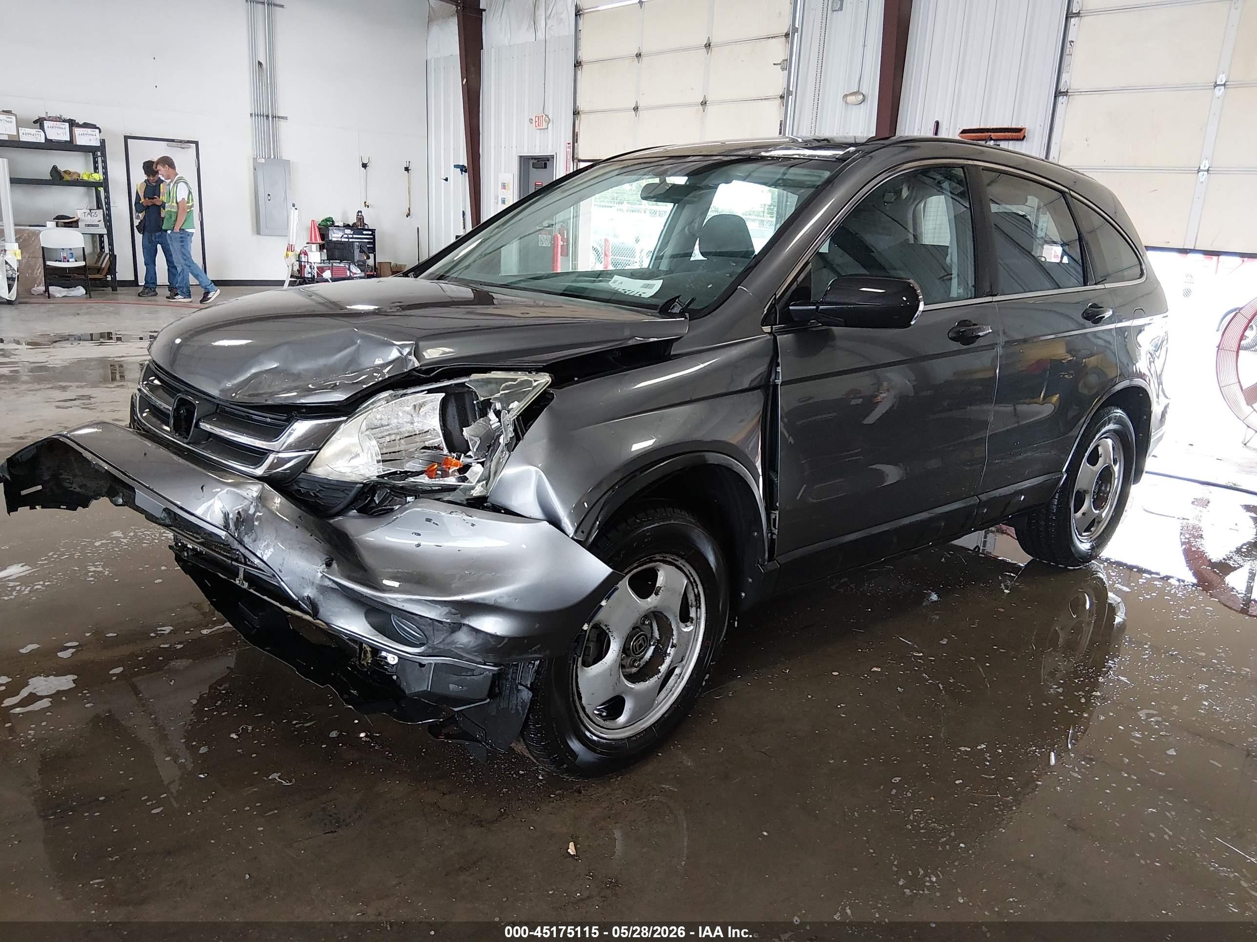 2010 Honda Cr-v Lx Серый vin: 5J6RE4H35AL050210