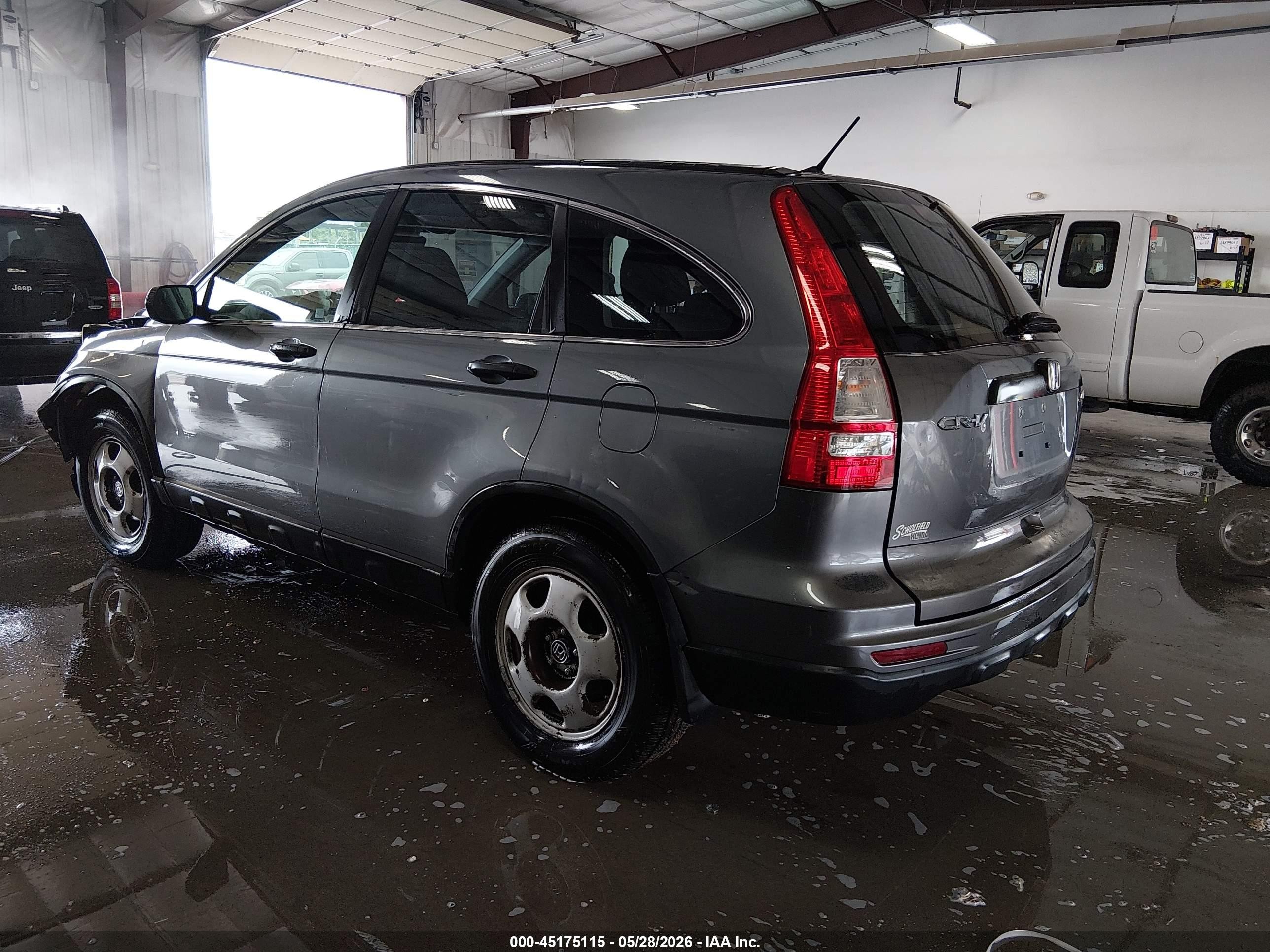 2010 Honda Cr-v Lx Серый vin: 5J6RE4H35AL050210